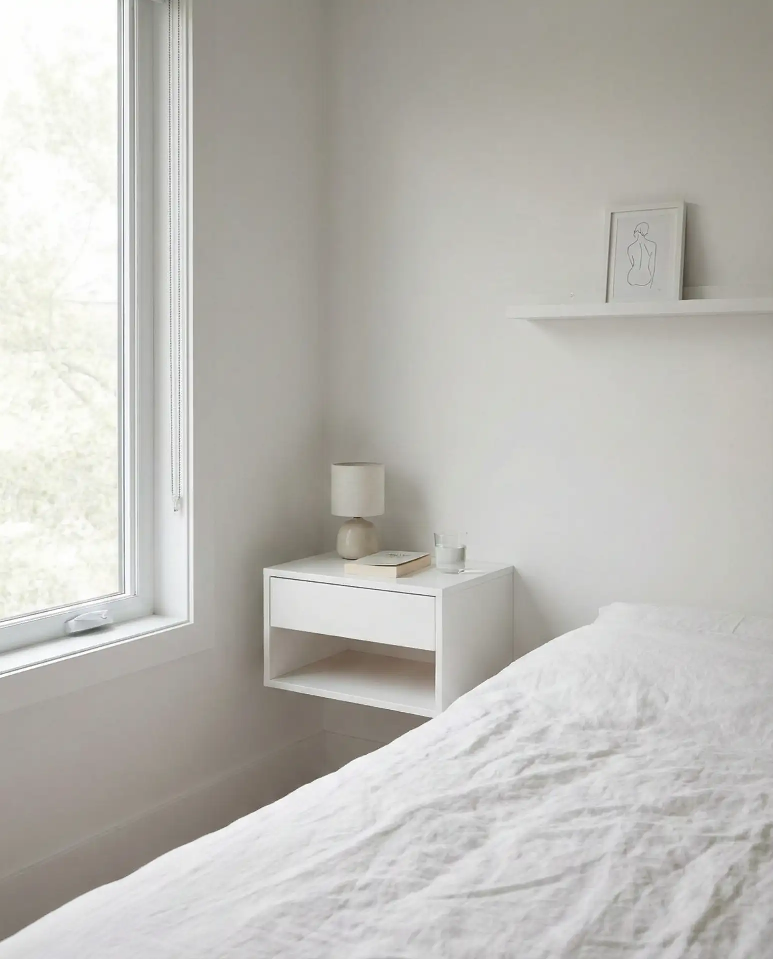 Floating Nightstands for Clean Lines 1