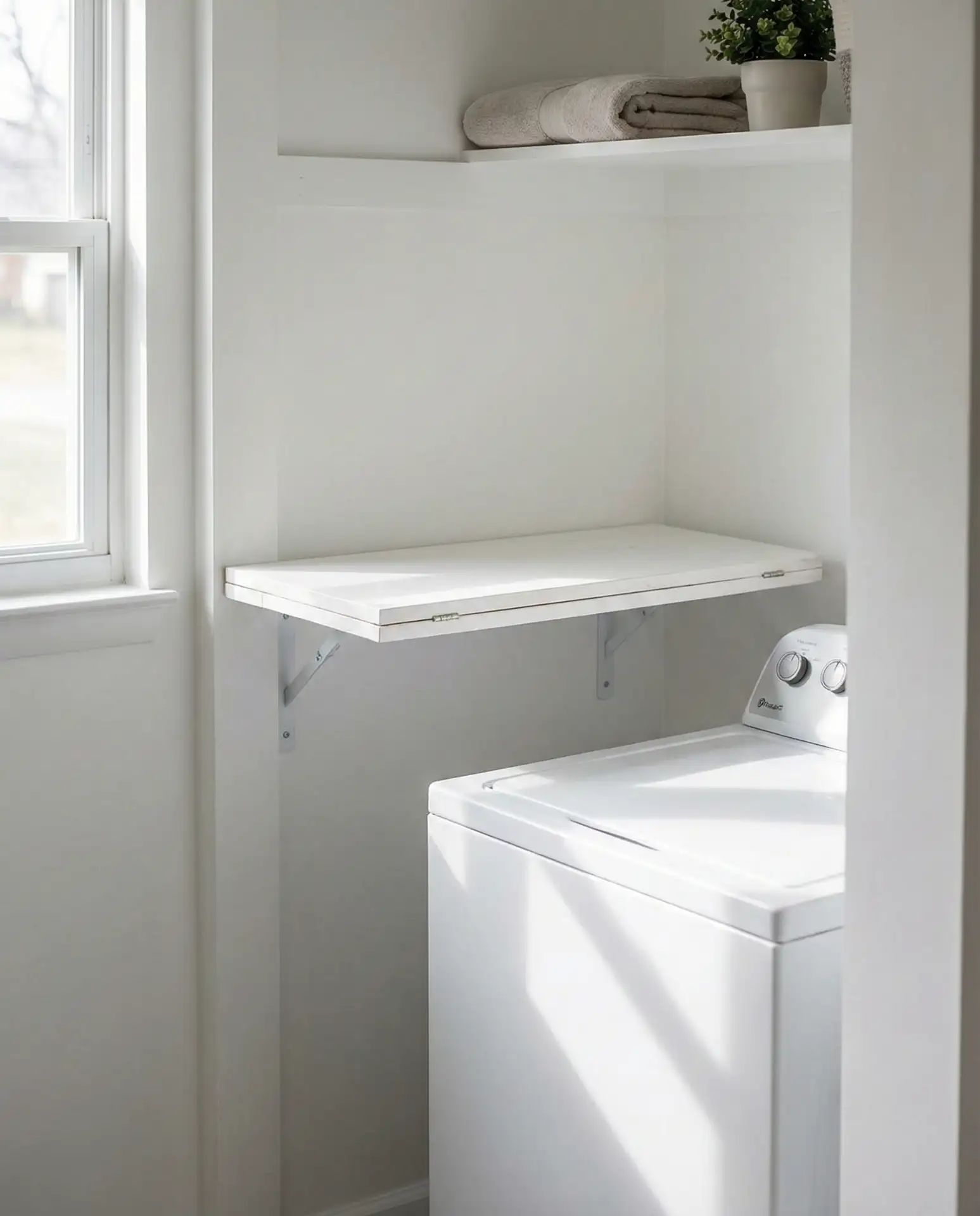 Folding Table Over Top-Loading Washer 1