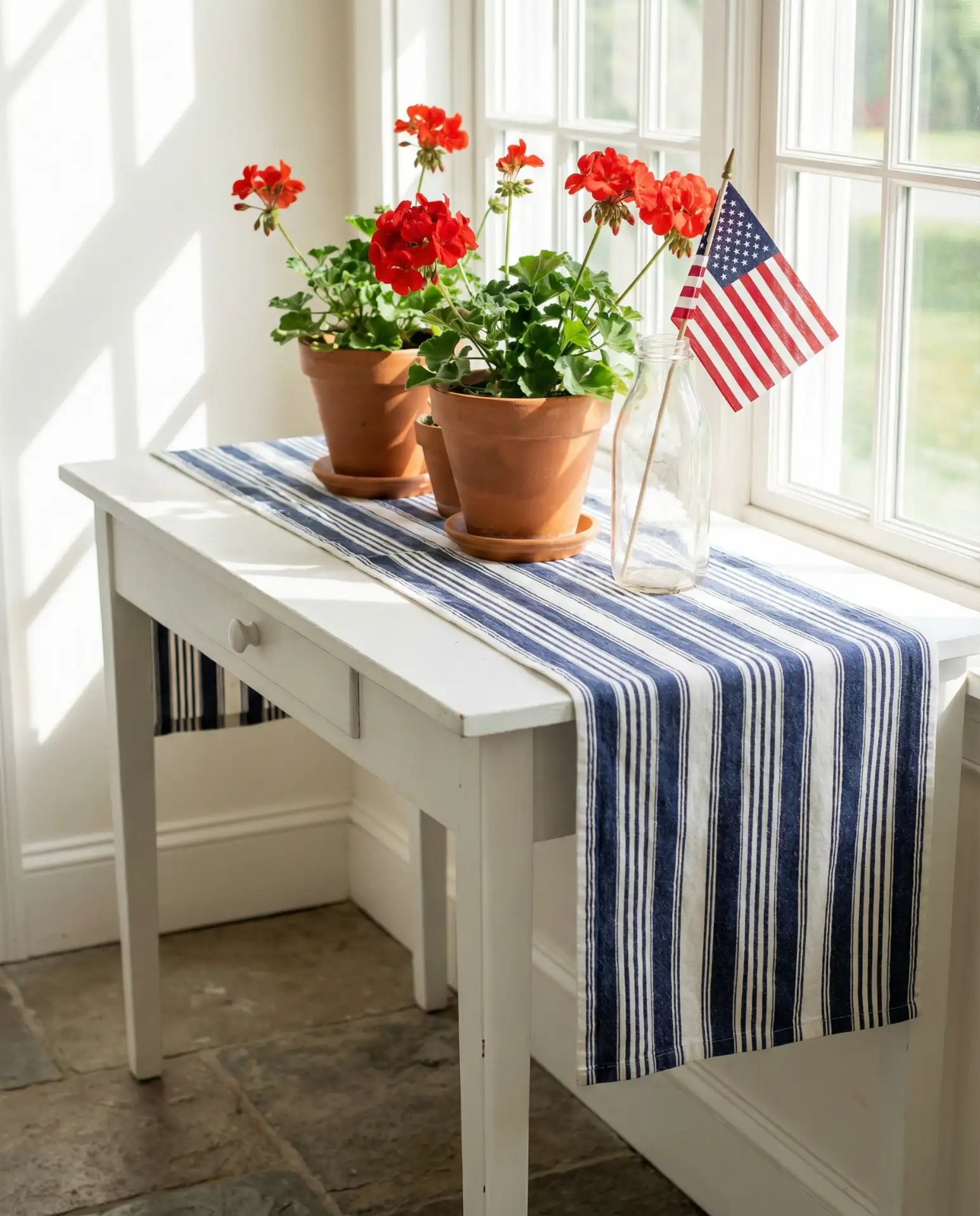 Fourth of July Patriotic Entry Table 1