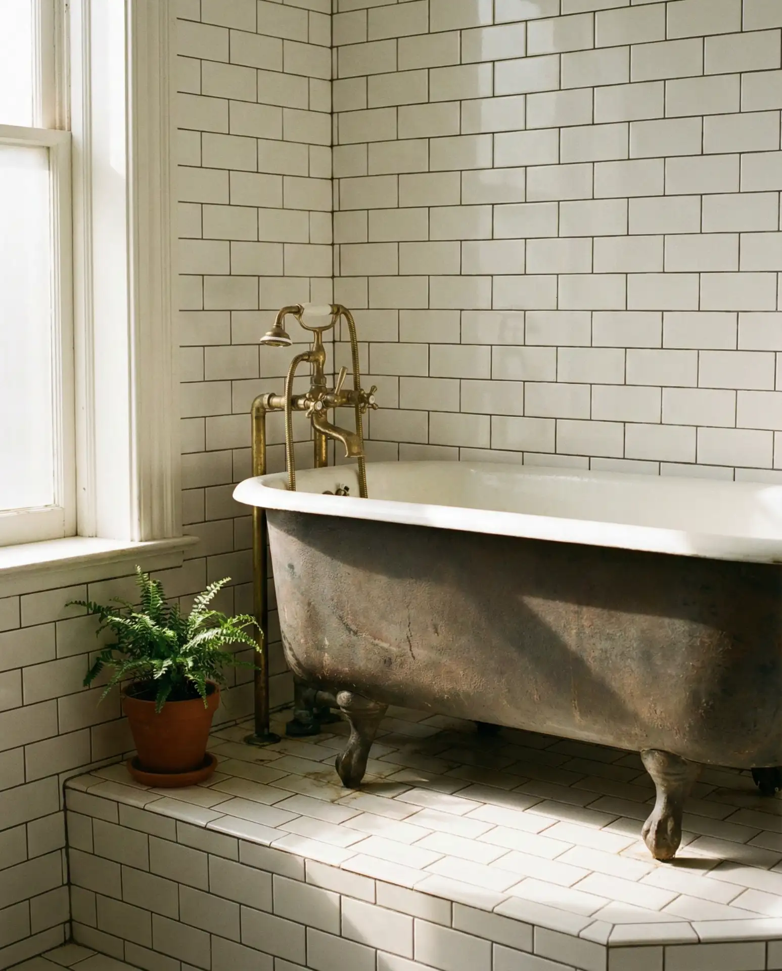 Freestanding Bathtub on a Platform 1