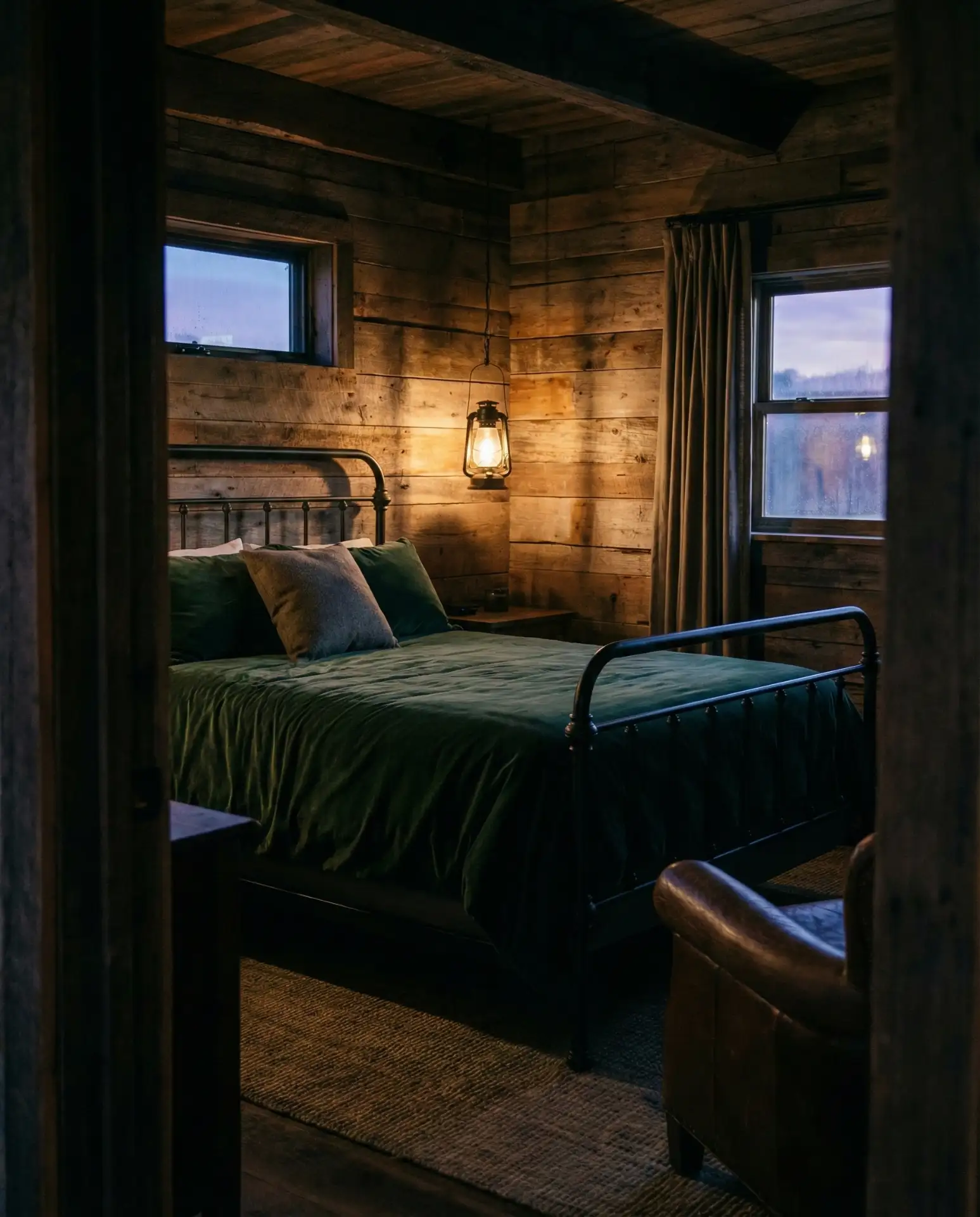 Gothic Western Bedroom with Iron and Velvet 2