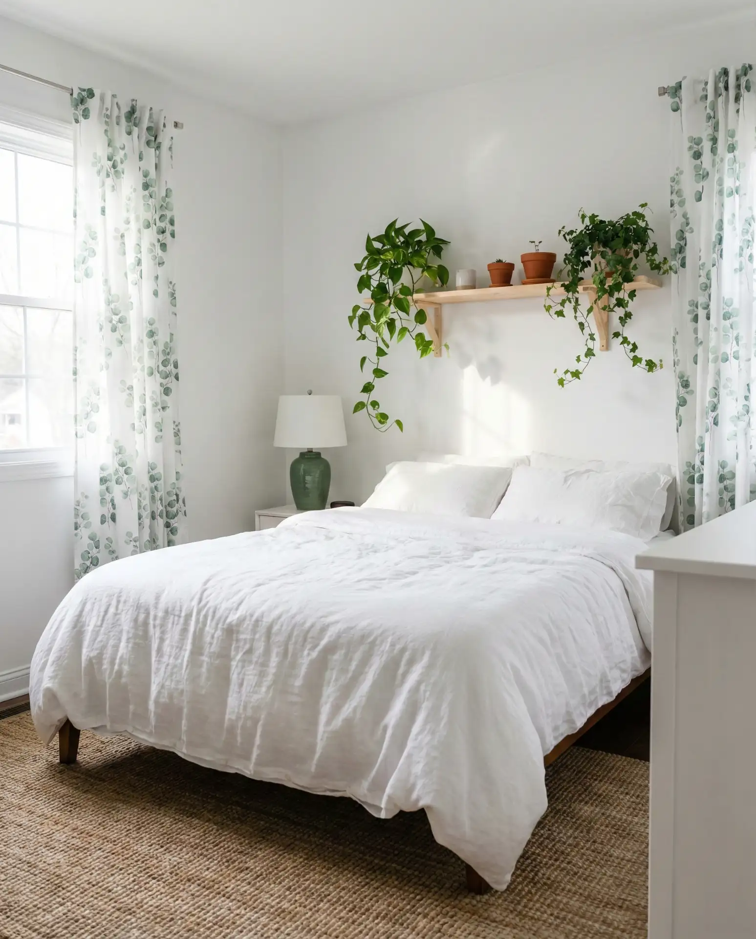 Green and White Botanical Balance 1