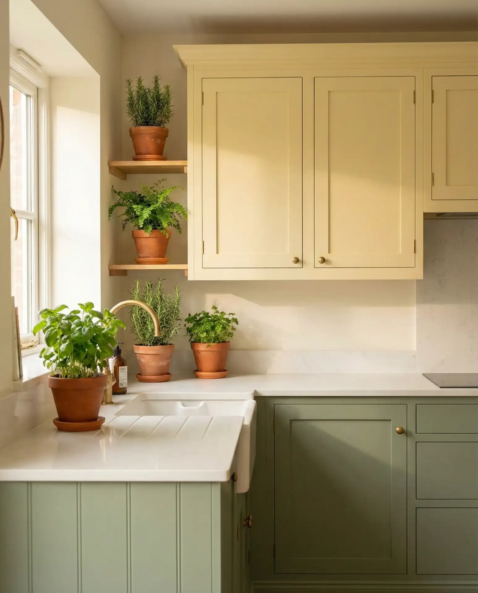 Green and Yellow Botanical Kitchen 2