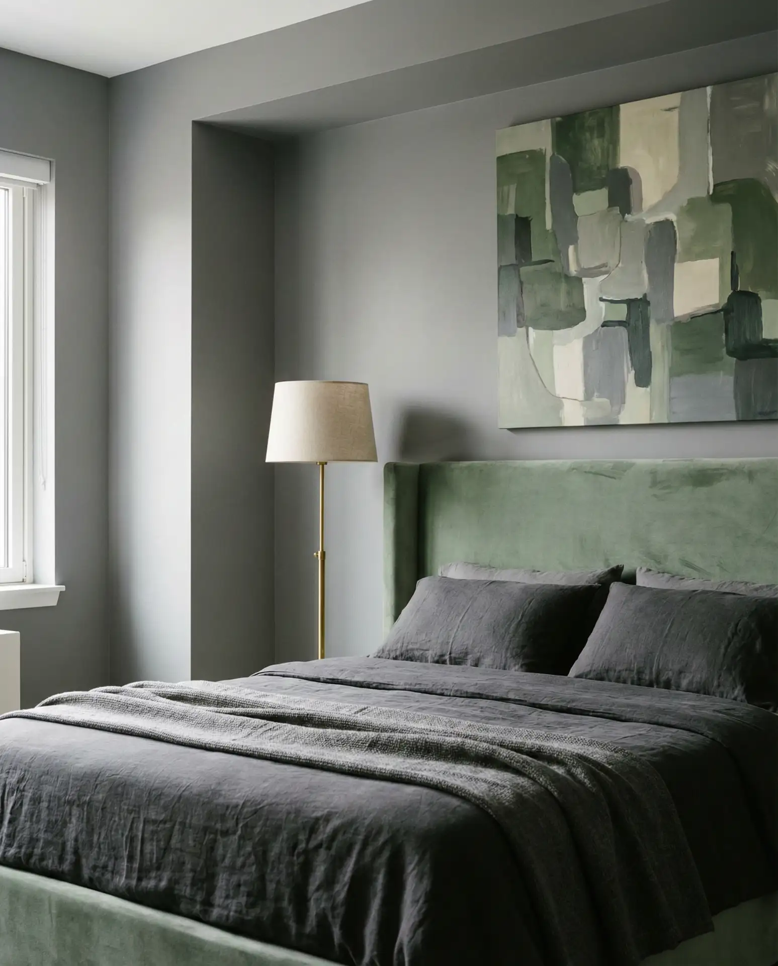 Grey and Green Sophisticated Balance 1