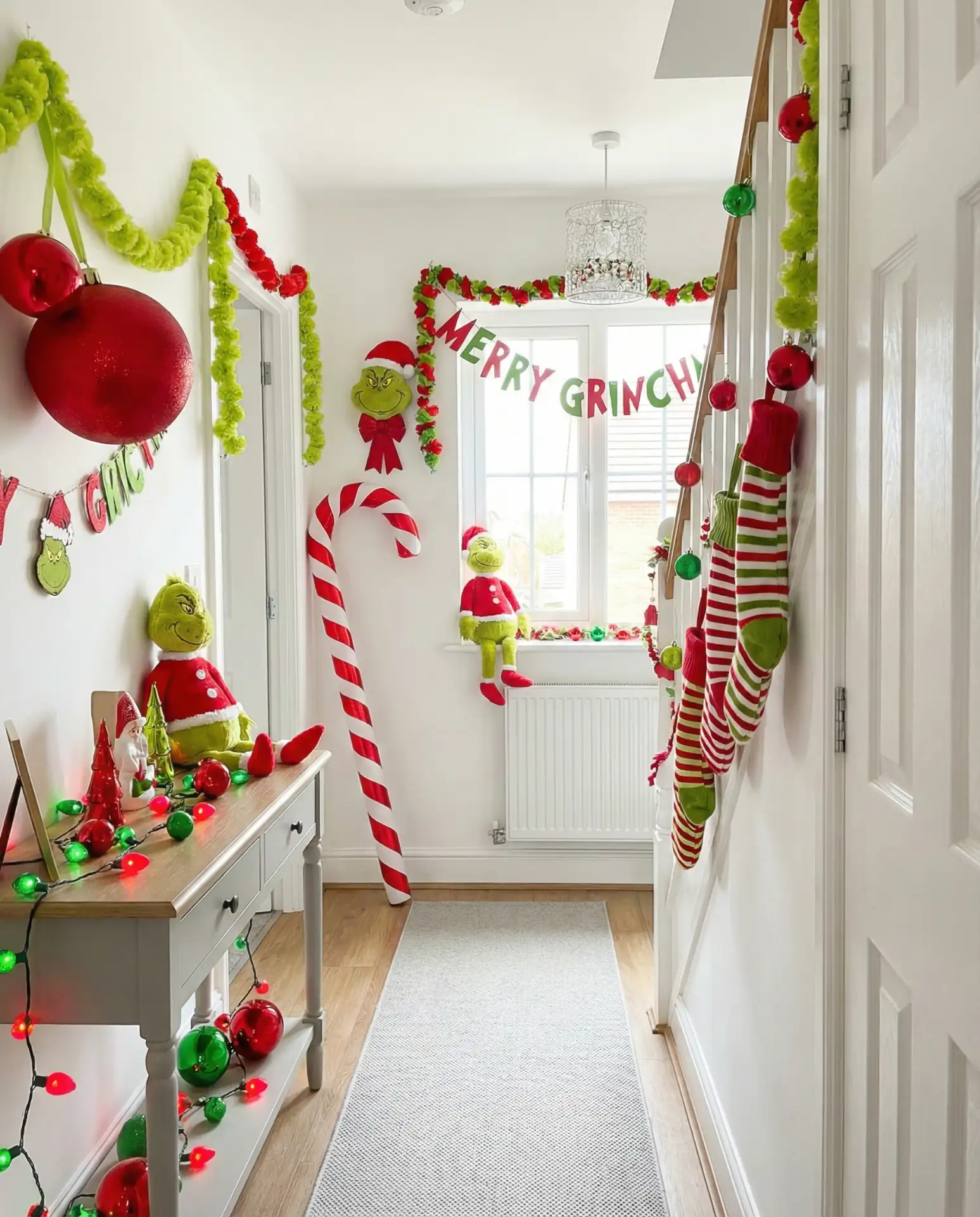 Grinch-Themed Green and Red Playfulness 1