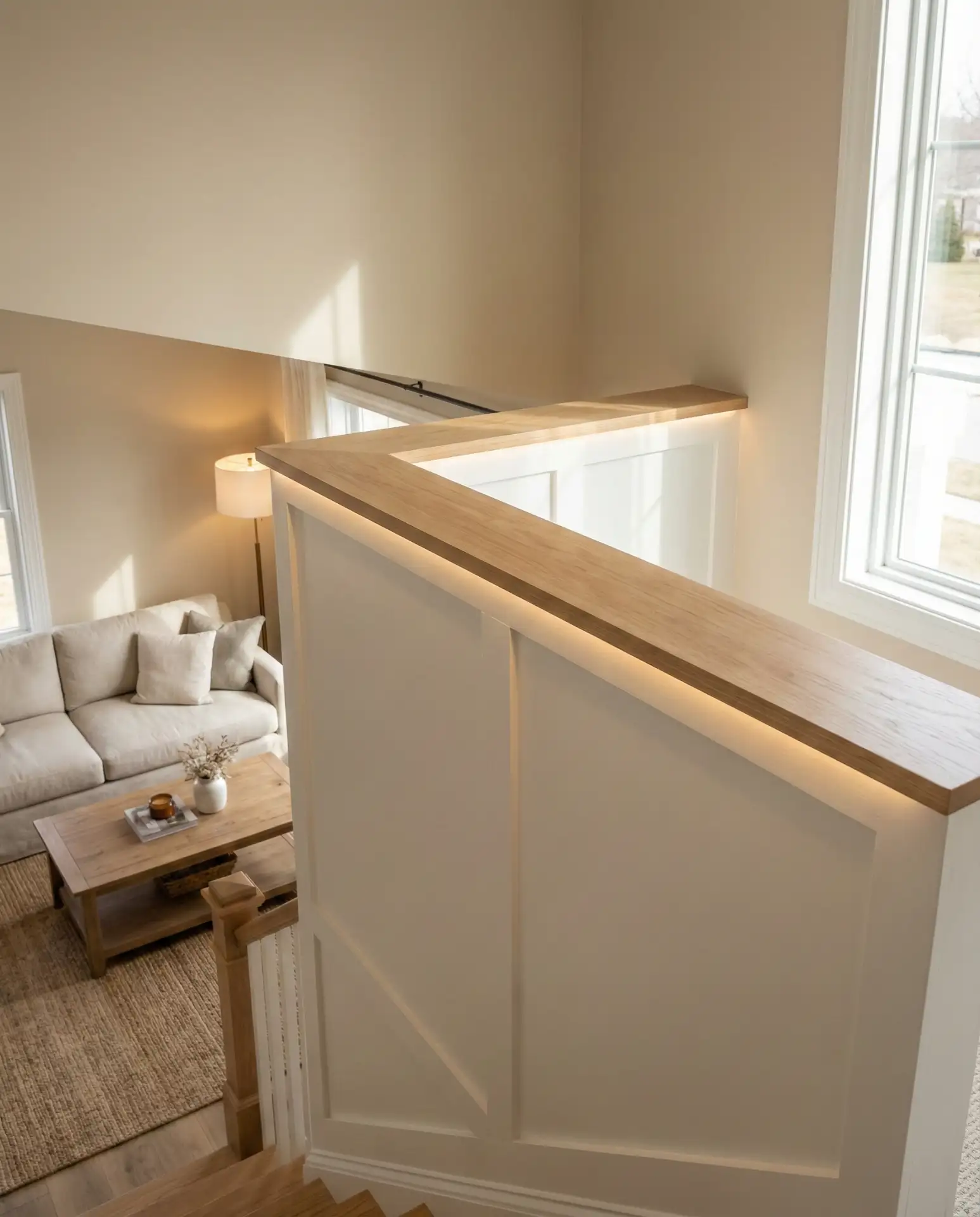 Half Wall with Upper Railing Detail 1