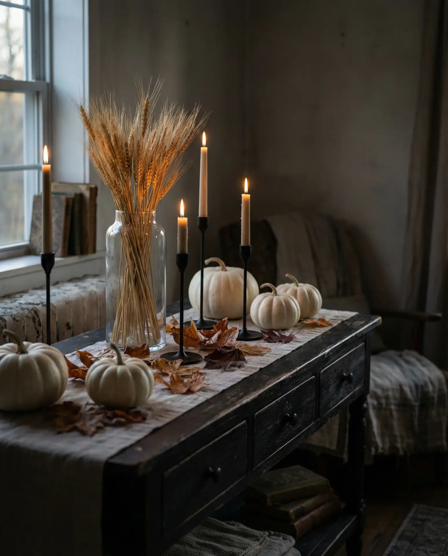 Halloween-Ready Entry Table Display 2