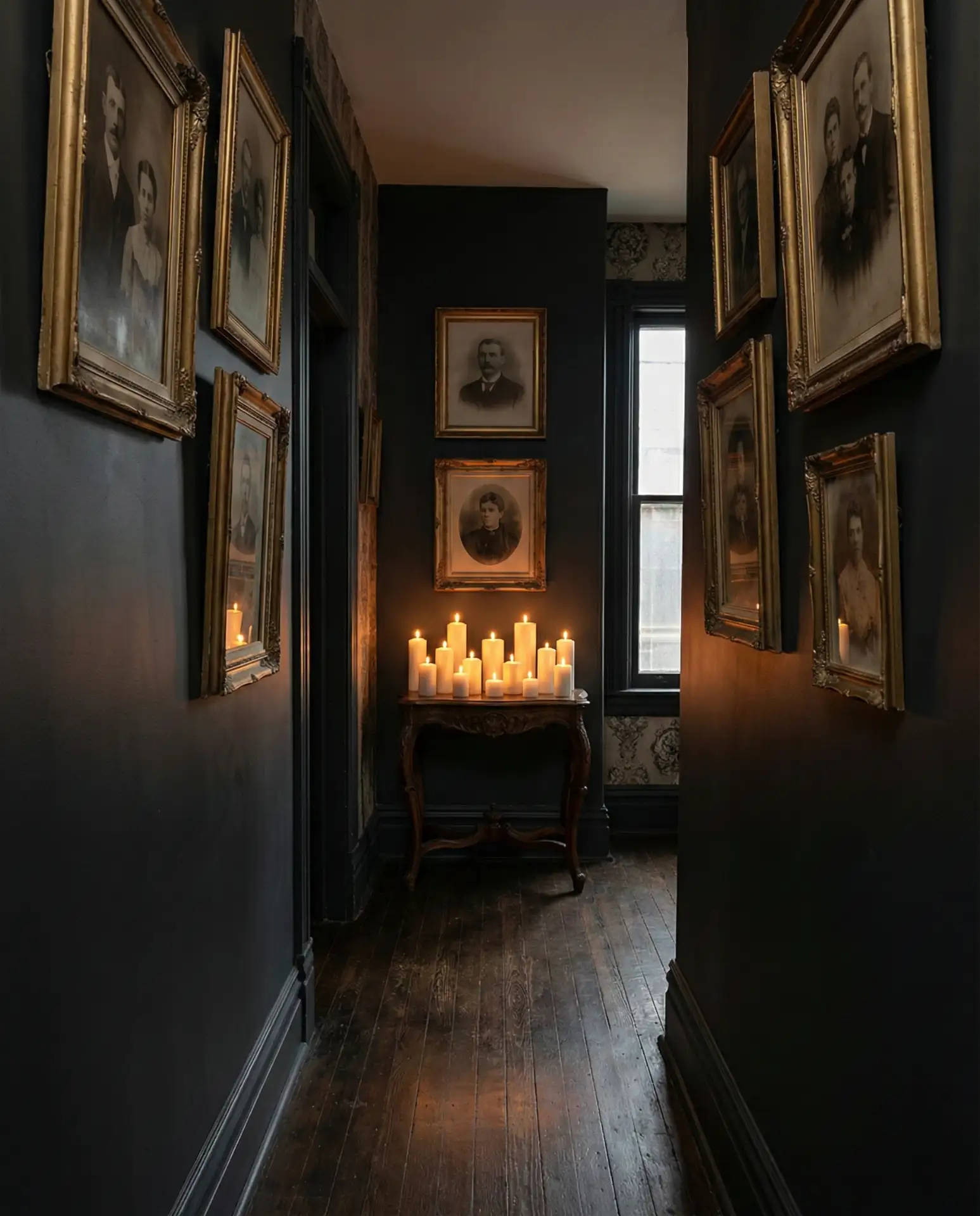 Halloween Spooky Portraits and Candles 2