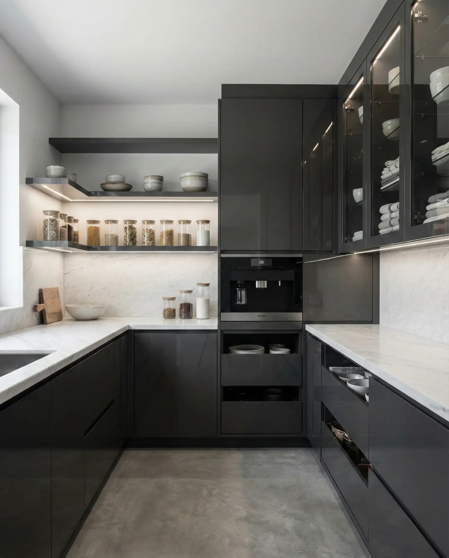 Hotel-Inspired Minimalist Pantry 1