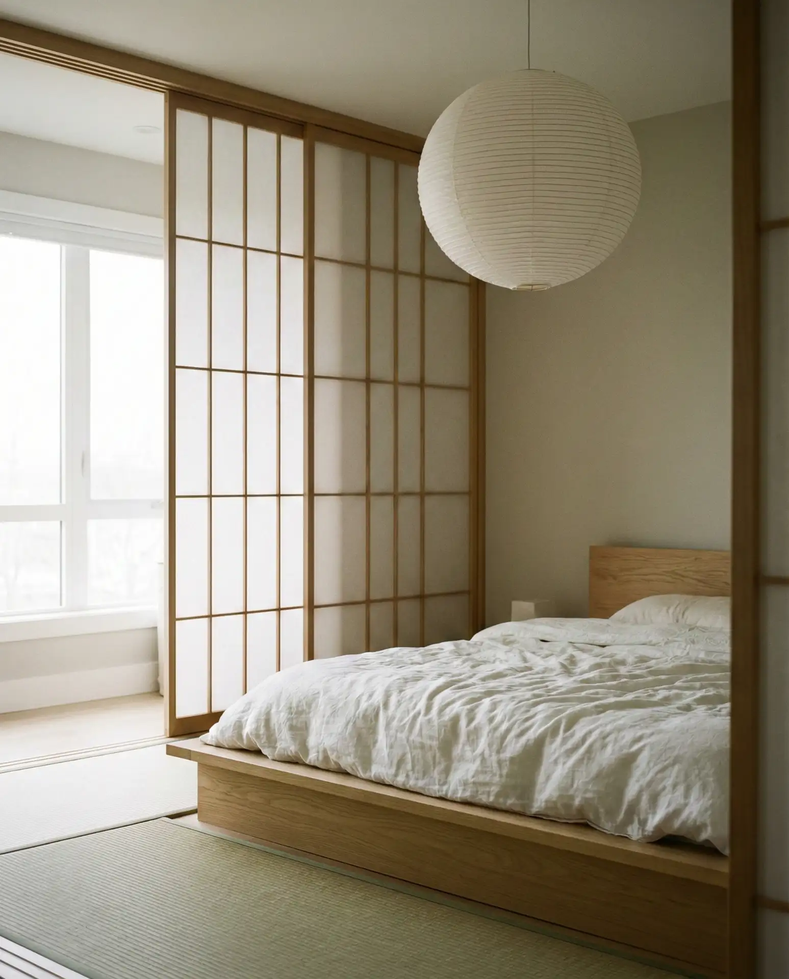Japan-Inspired Scandinavian Bedrooms with Shoji Screens 1