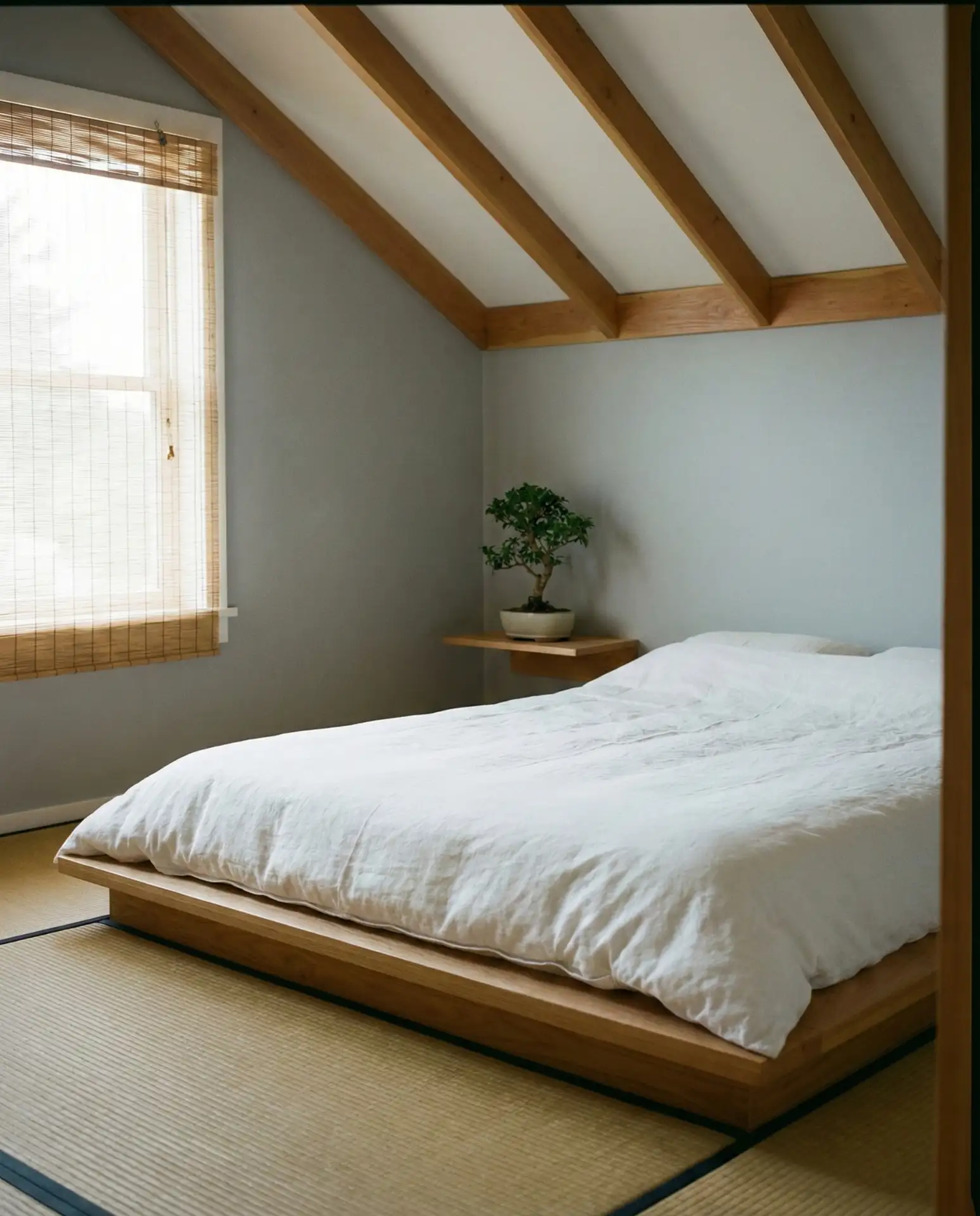 Japanese-Inspired Minimalist Attic 1