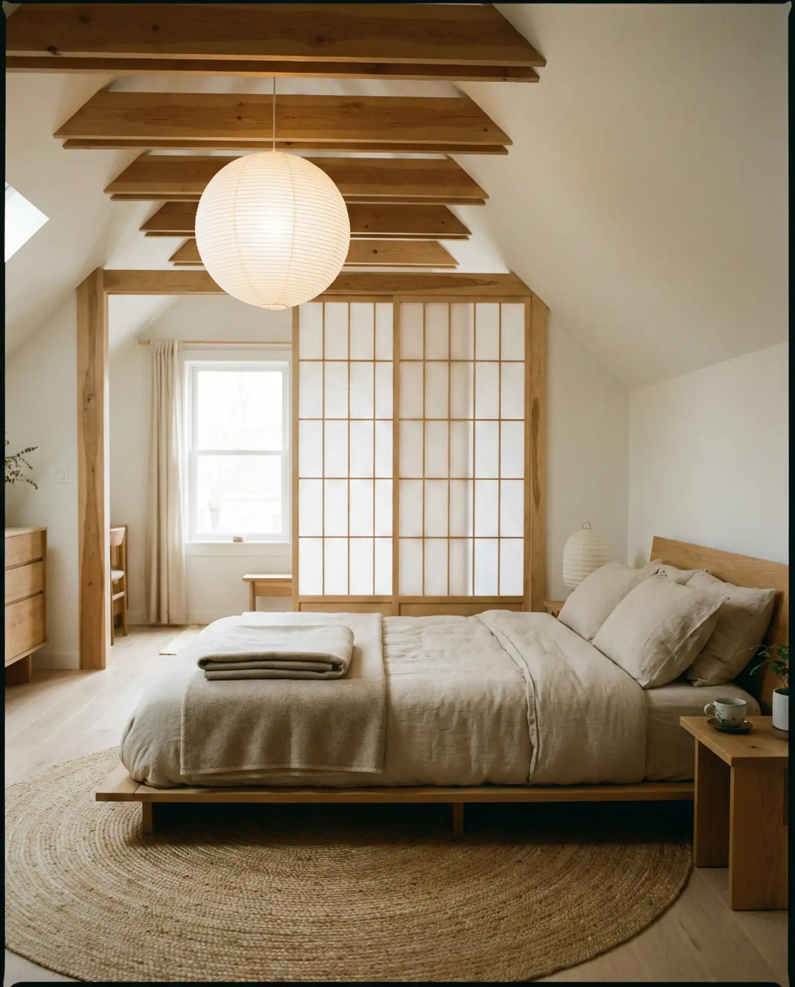 Japanese-Inspired Minimalist Attic 2
