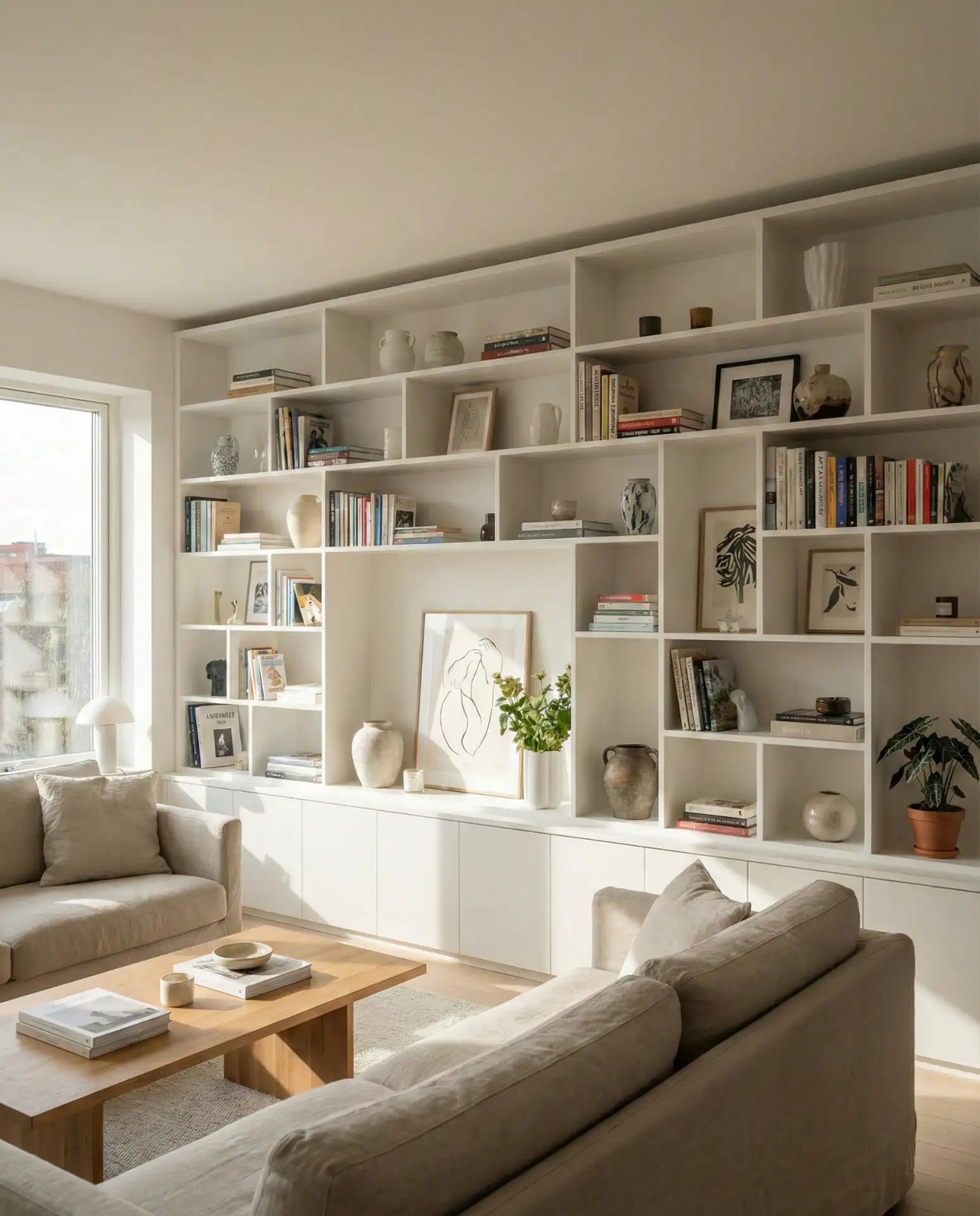 Large-Scale Shelving for Expansive Walls 2