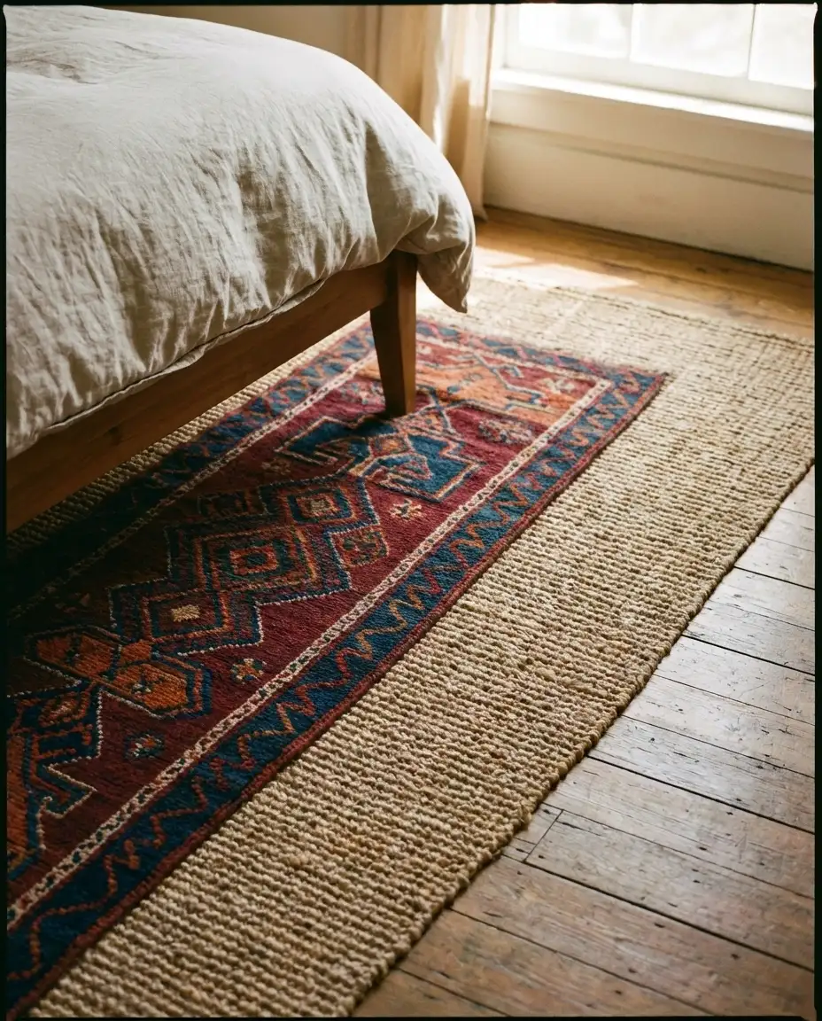 Layered Rugs for Warmth and Texture 2
