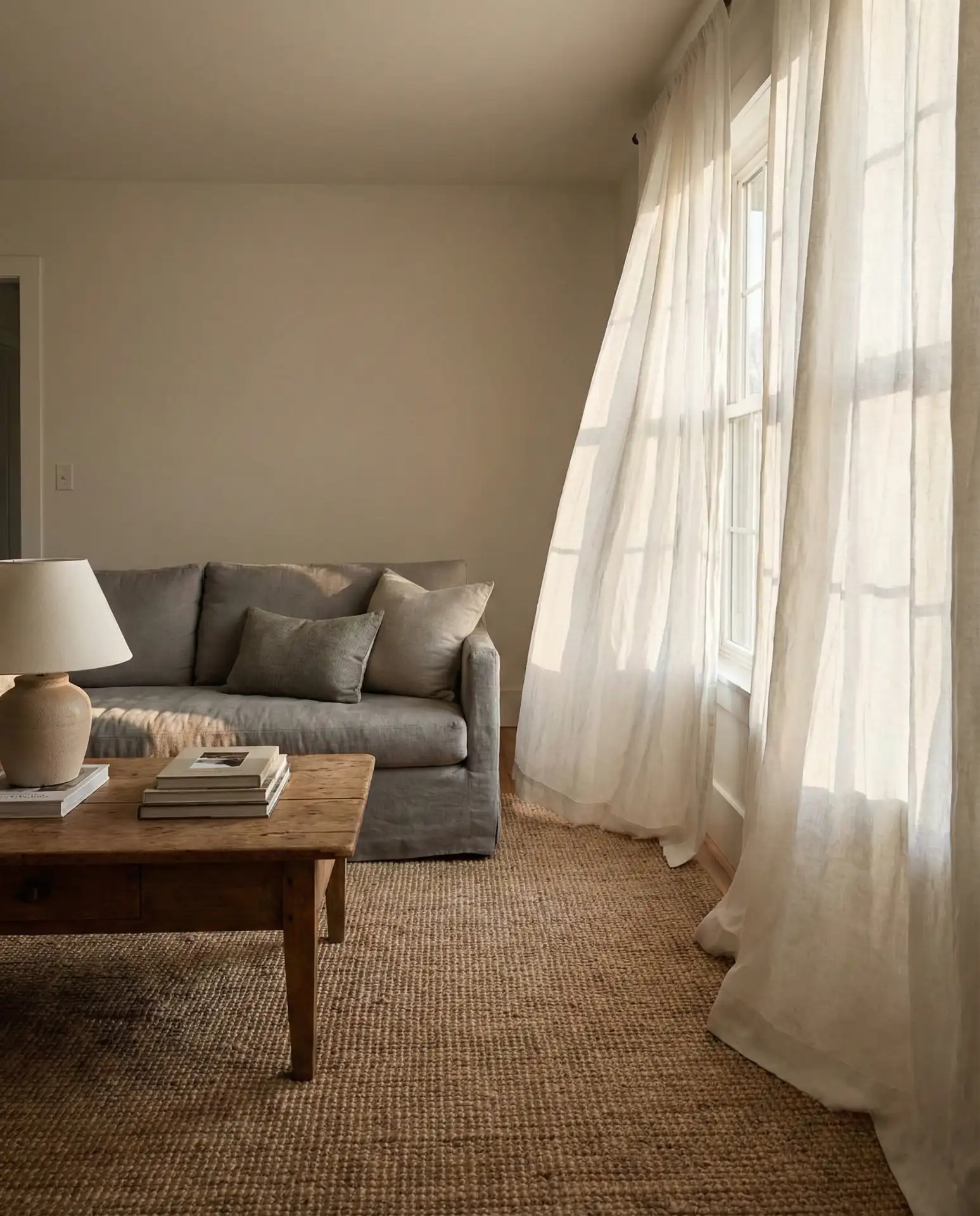 Linen Curtains for Soft Light Filtering 1