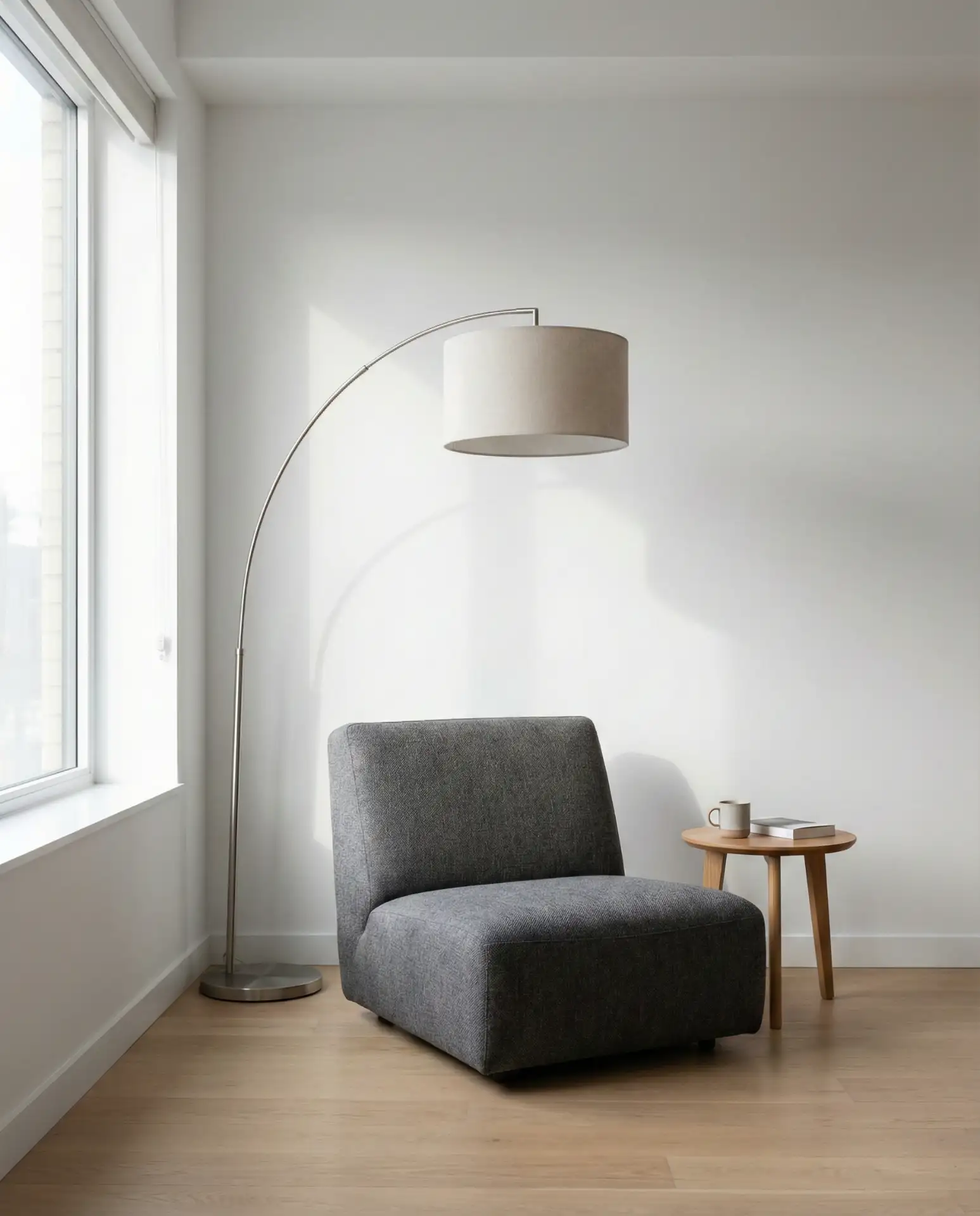 Minimalist Corner with a Single Statement Chair 1