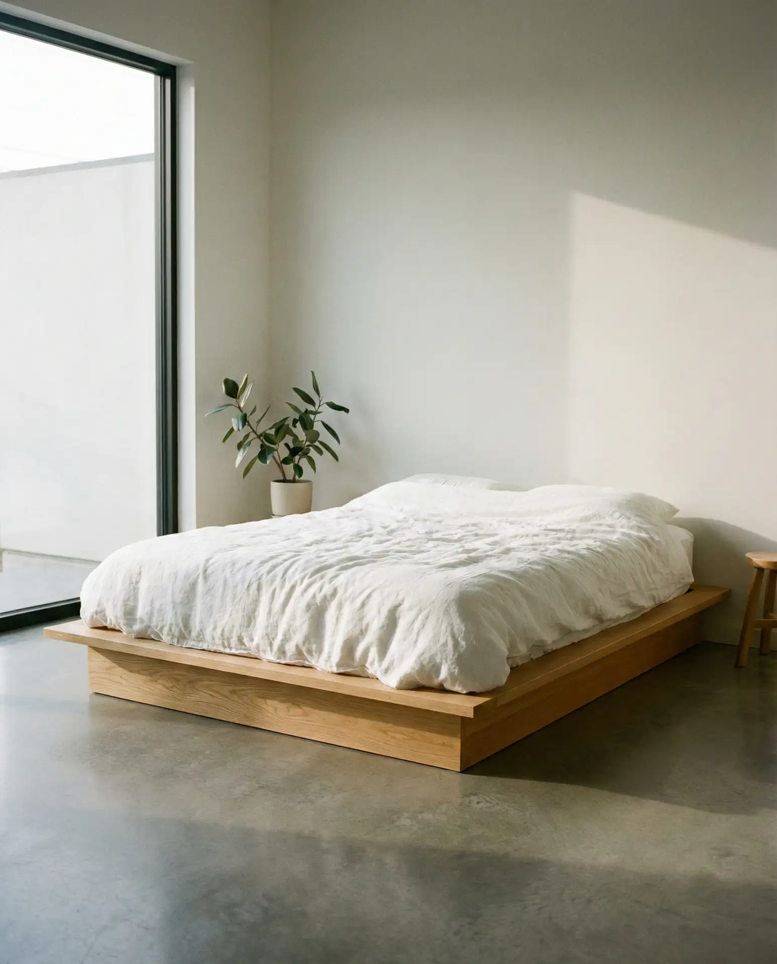 Minimalist Platform Bed 1