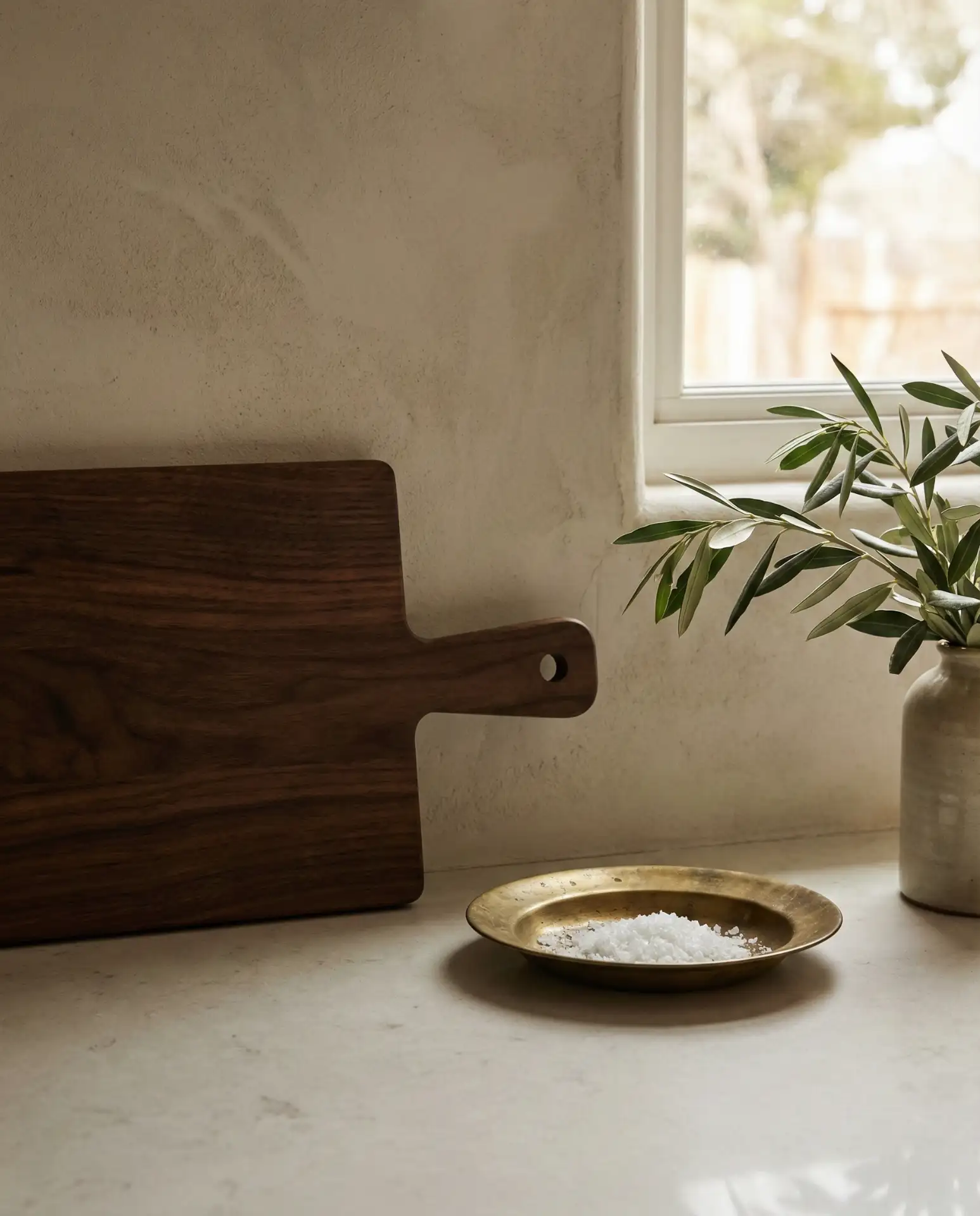 Modern Organic Wood and Stone Pairing 2