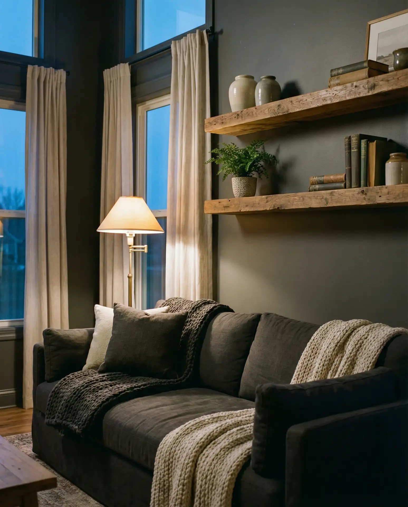 Moody Charcoal and Wood Pairing 2