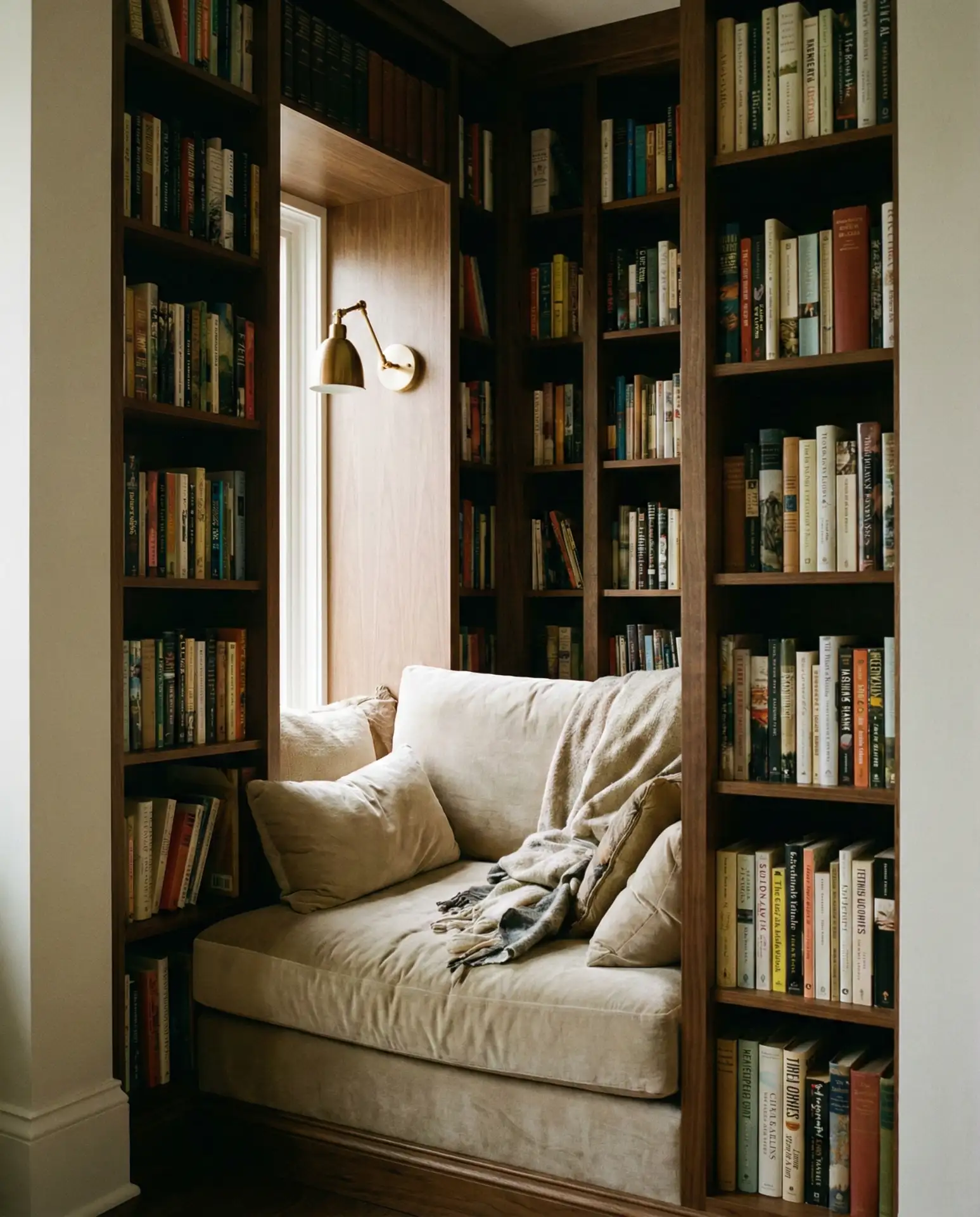 Nature-Inspired Library with Wood and Green 2