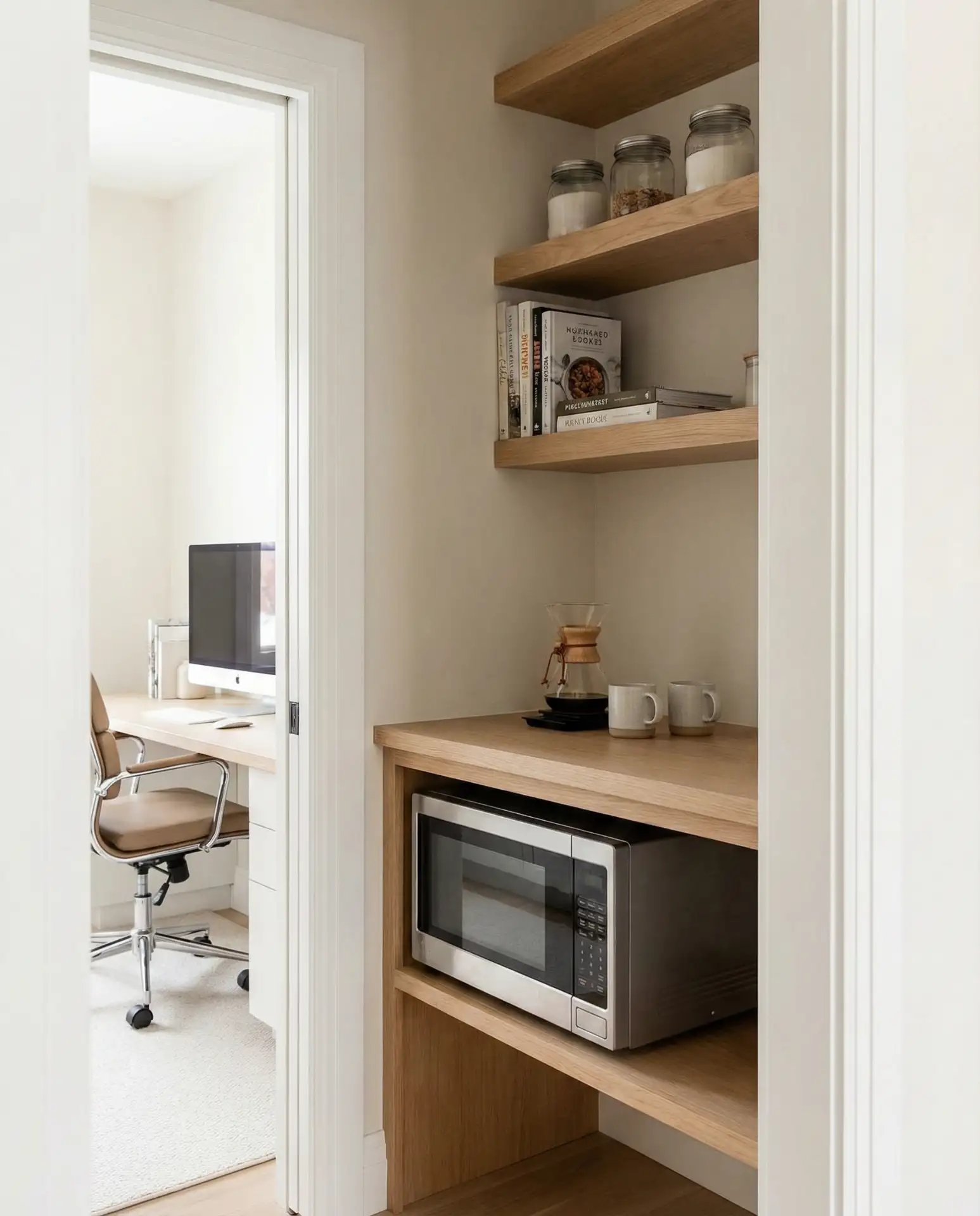 Office-Adjacent Pantry for Home-Based Workers 1