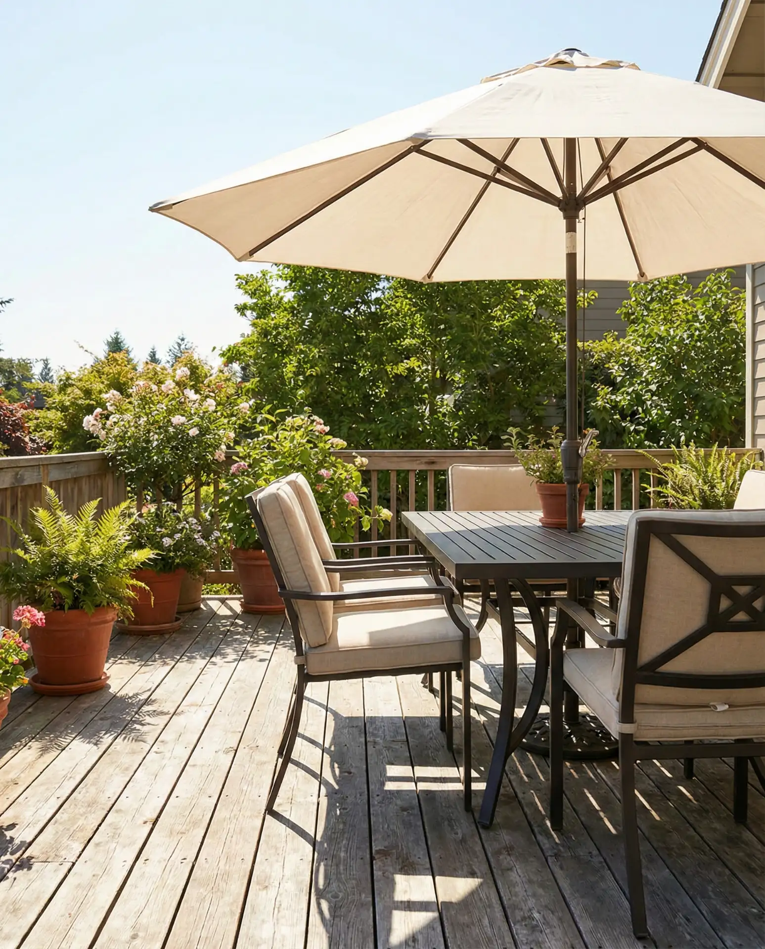 Outdoor Patio Table with Weather-Resistant Finish 1