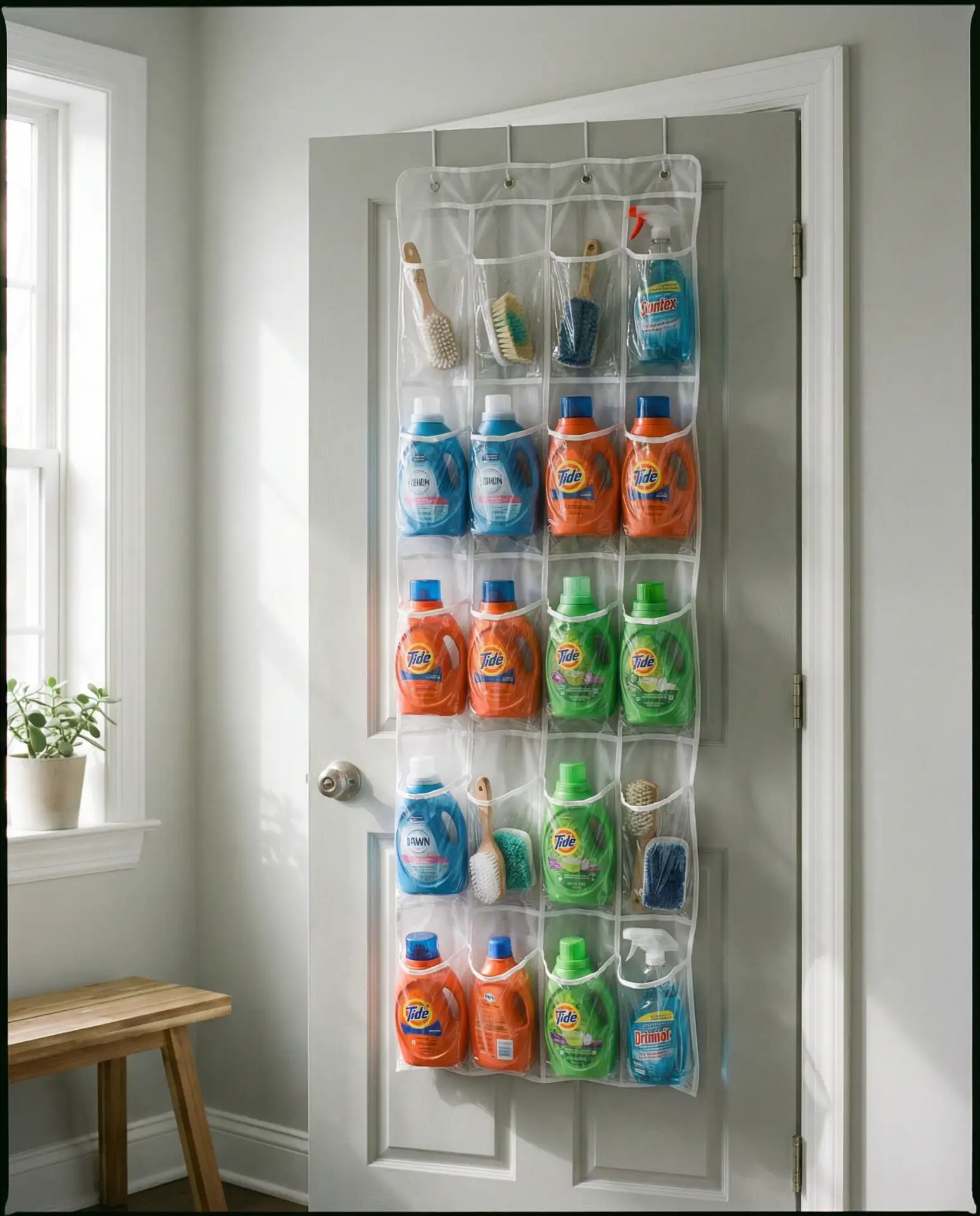 Over-the-Door Organizer for Cleaning Supplies 2