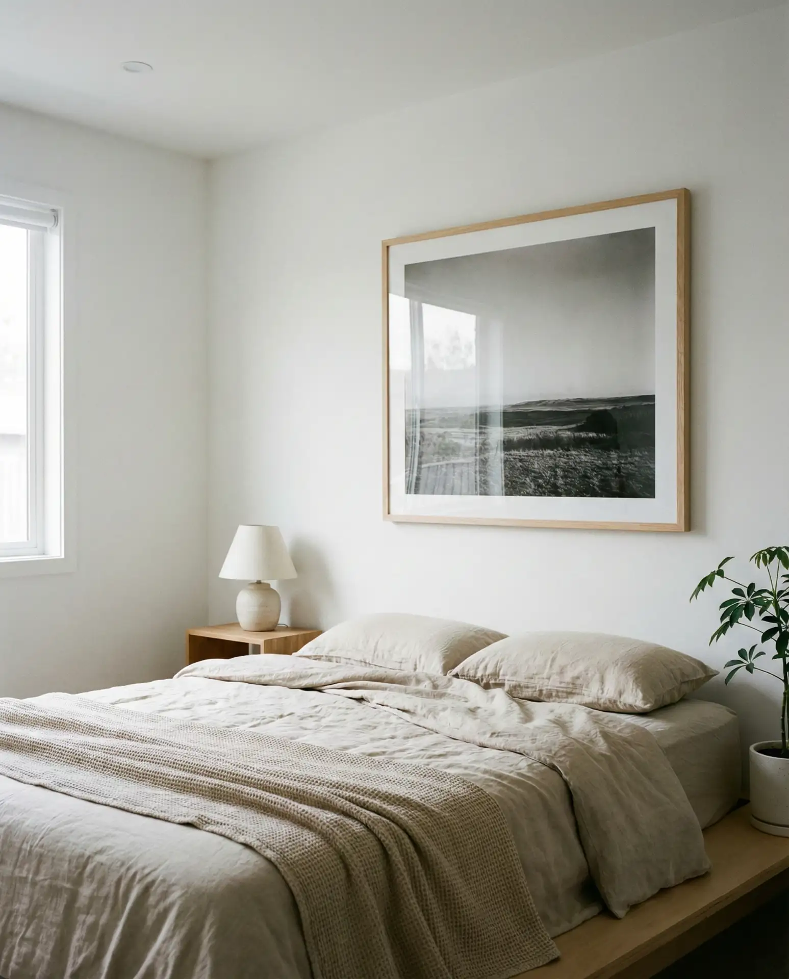 Oversized Art Above the Bed 2