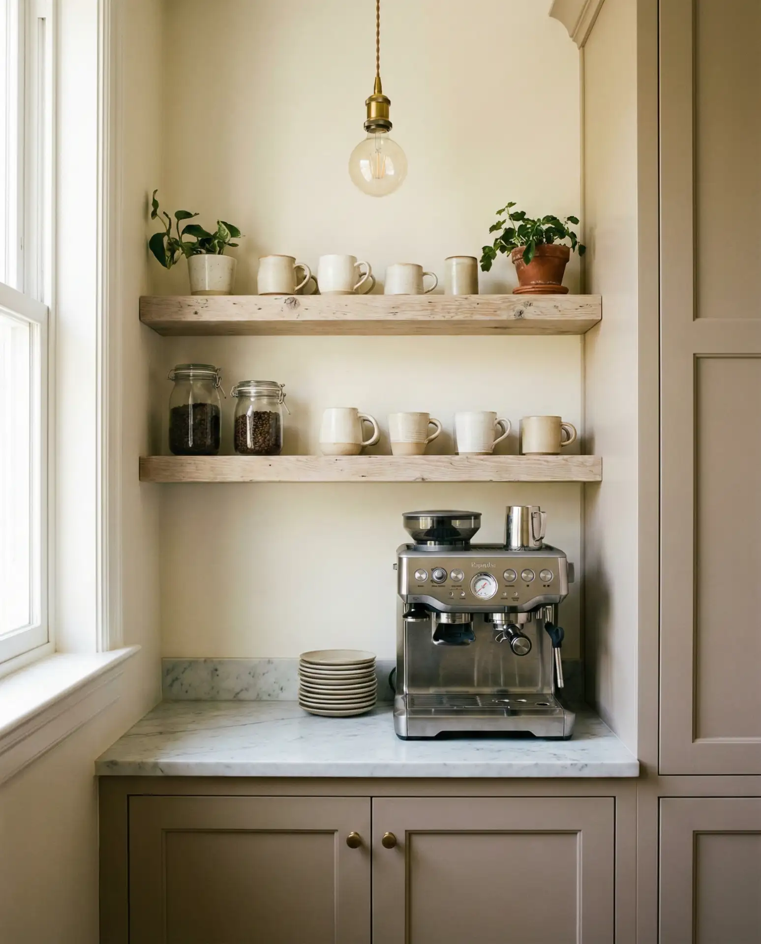 Pantry with Built-In Coffee and Beverage Station 2