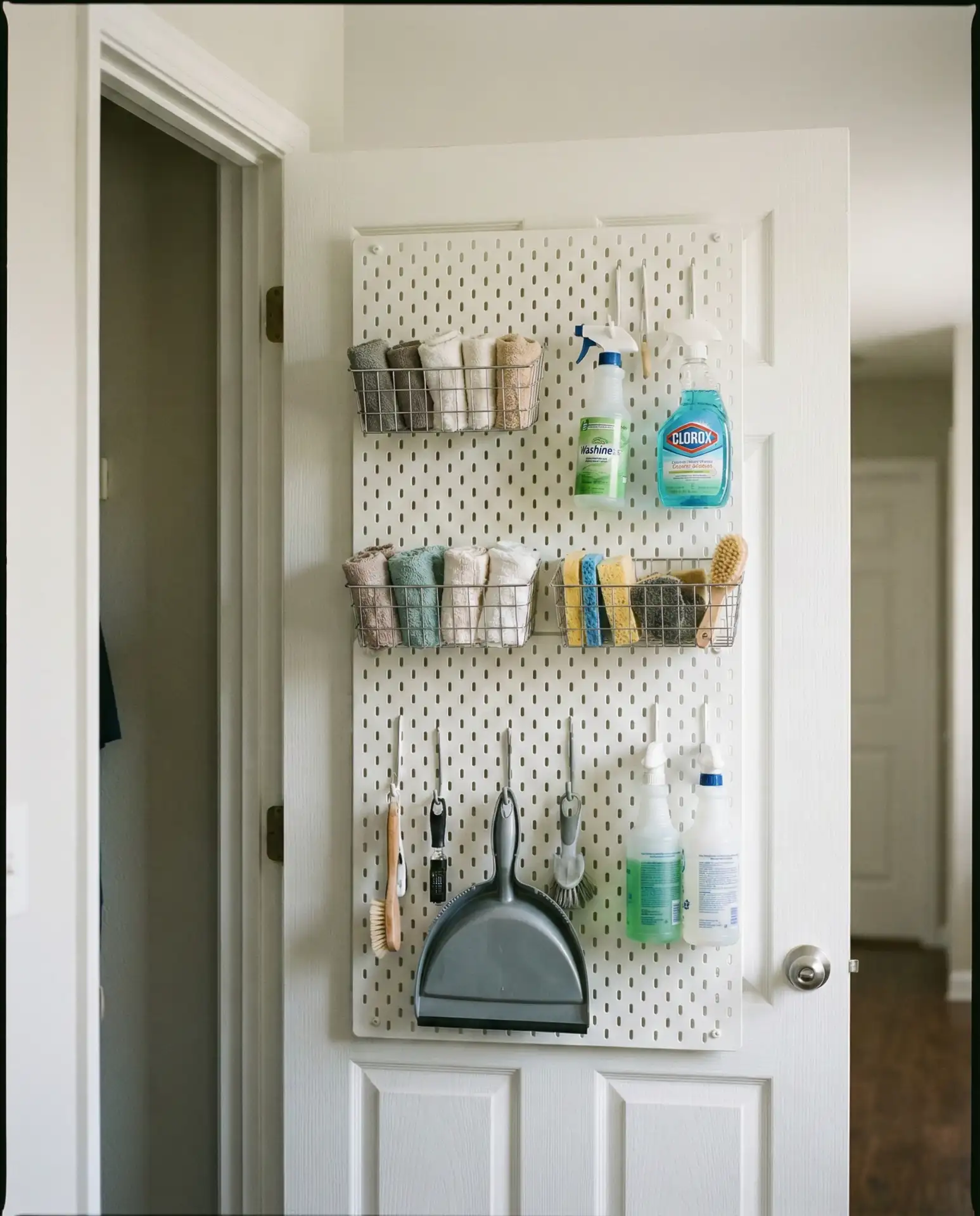 Pegboard Door Organizer 1