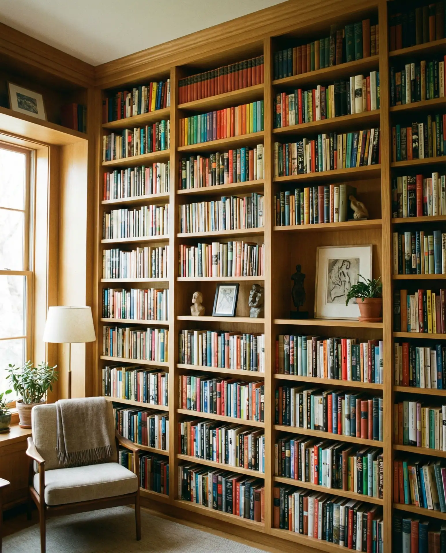Personal Library Wall for Book Lovers 1