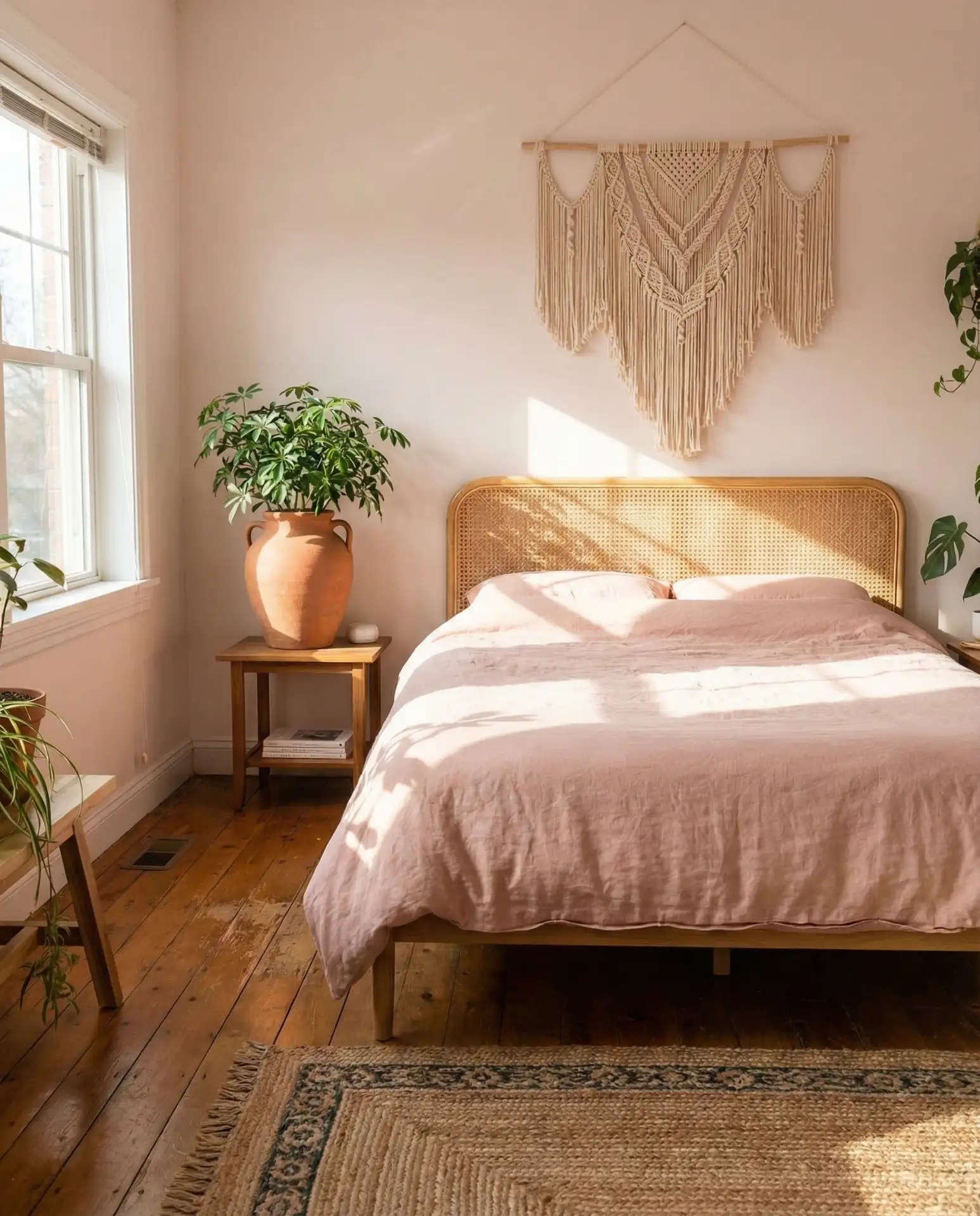 Pink Blush Boho Bedroom 1