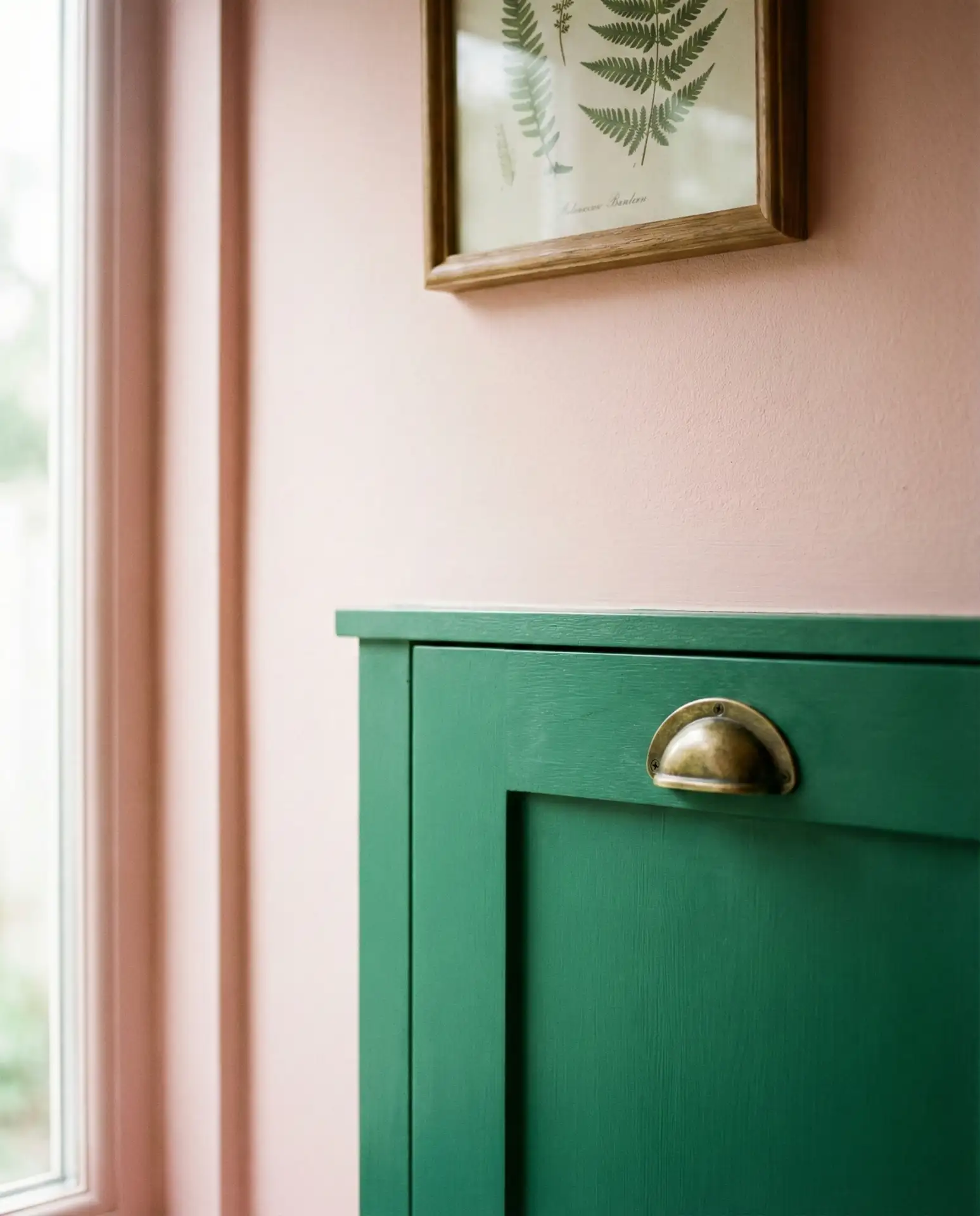 Pink and Green Maximalist Powder Room 2