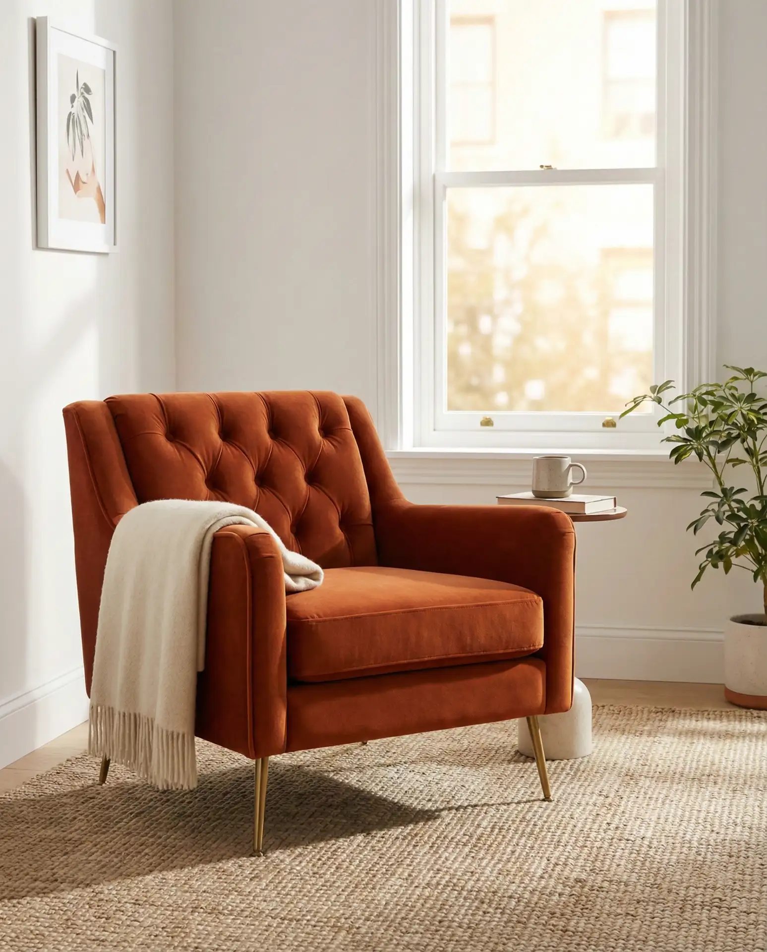 Plush Velvet Armchairs in Unexpected Colors 2