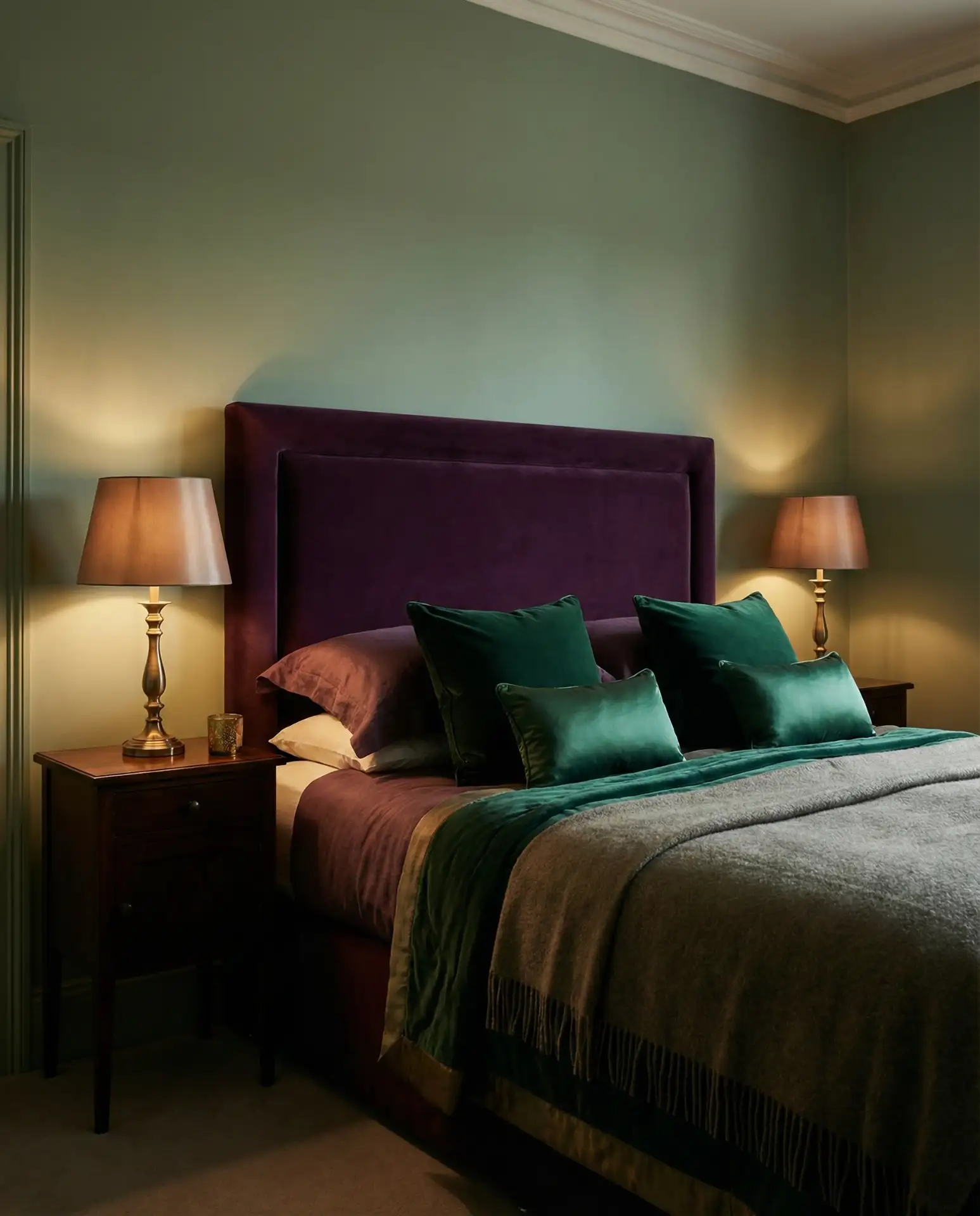 Purple and Green Jewel Tones 1