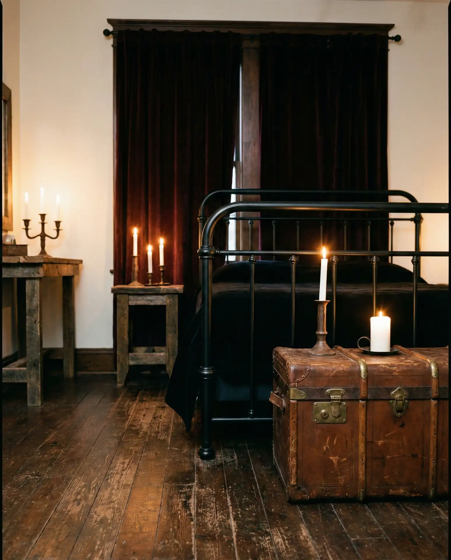 Ranch Style Living Room with Leather and Timber 2
