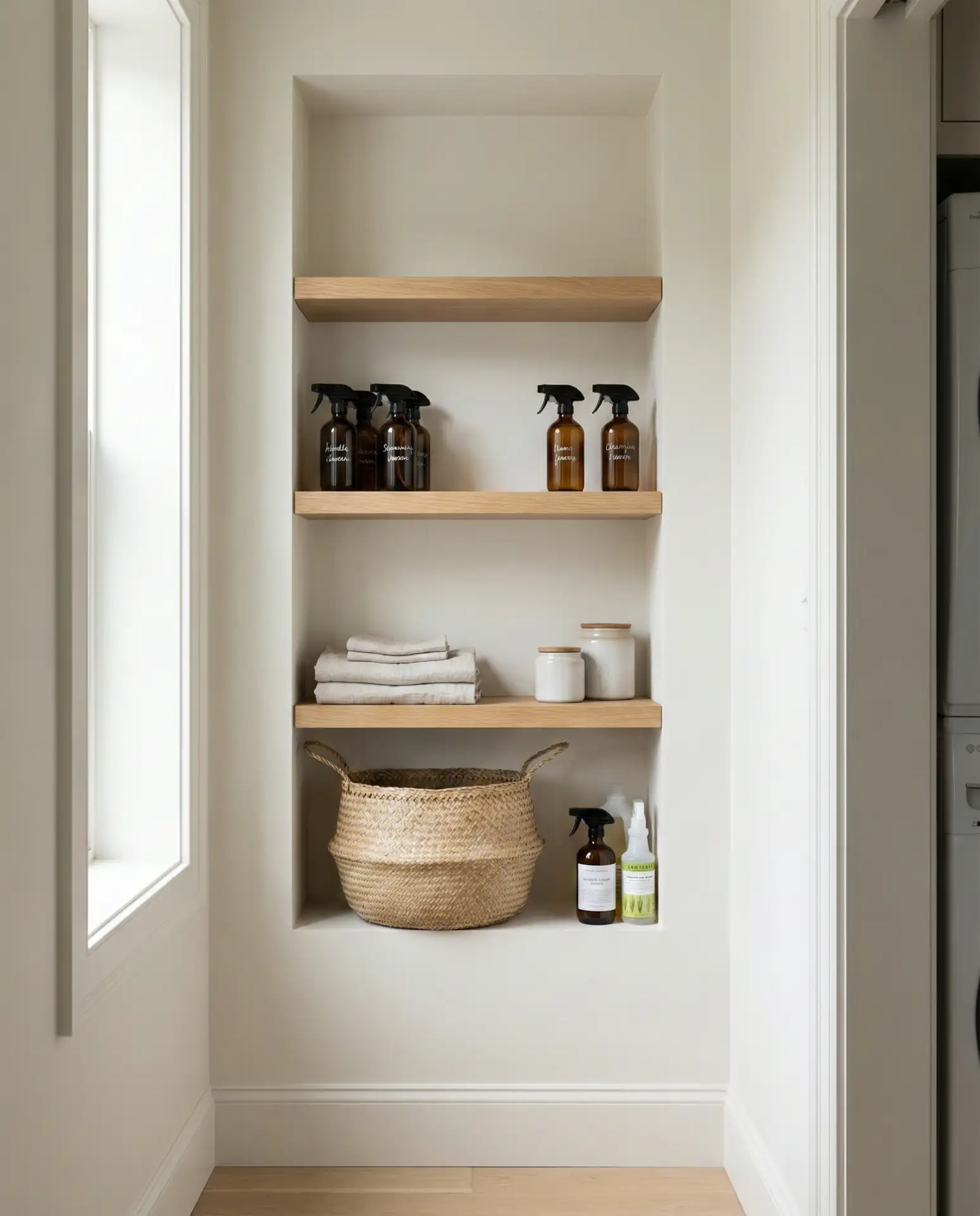 Recessed Shelving in Between Wall Studs 1