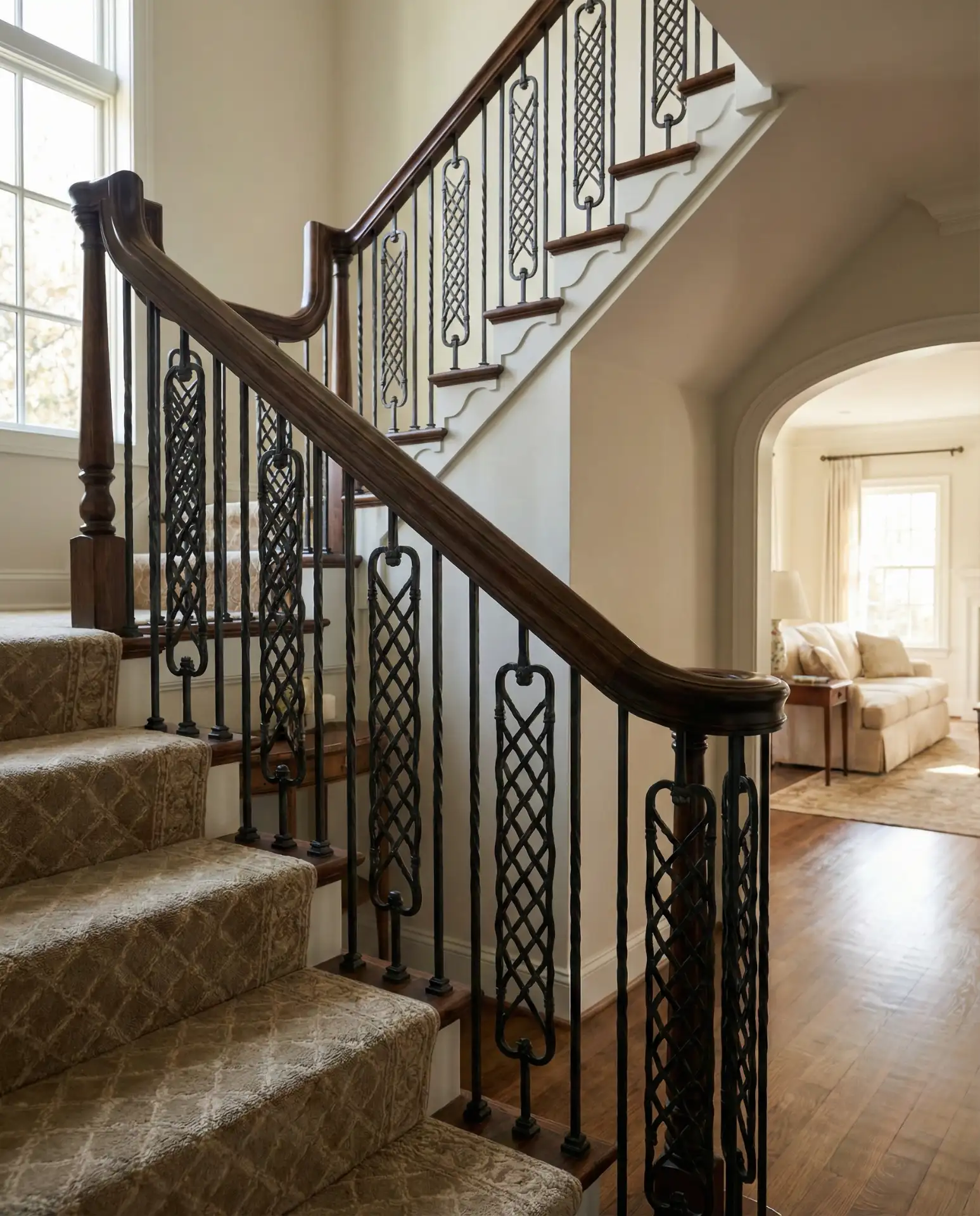 Rod Iron with Decorative Twists 1