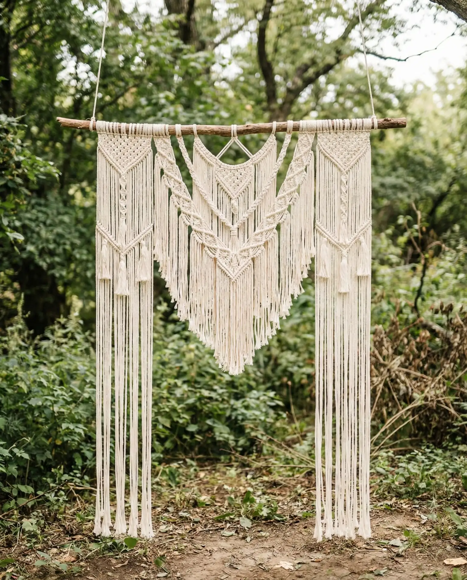 Round Table Greenery Runners with Candles 2