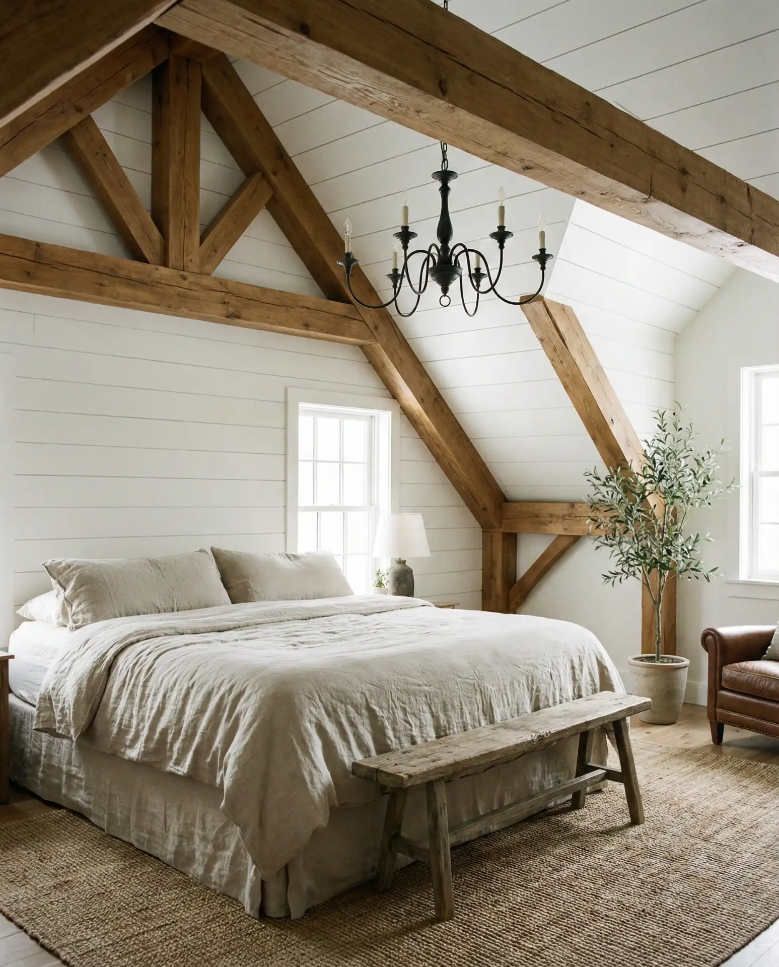 Rustic Farmhouse Master Suite 1