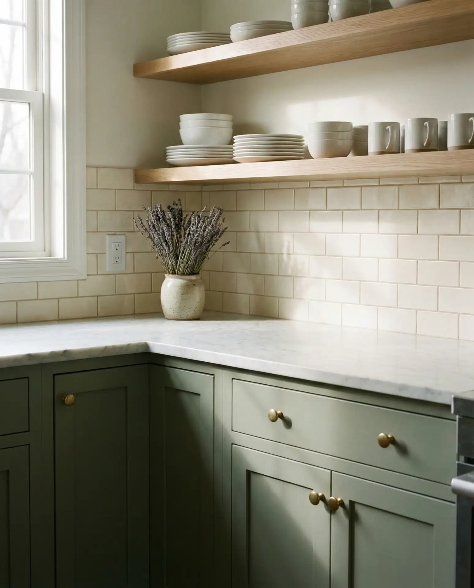 Sage Green and Cream 1