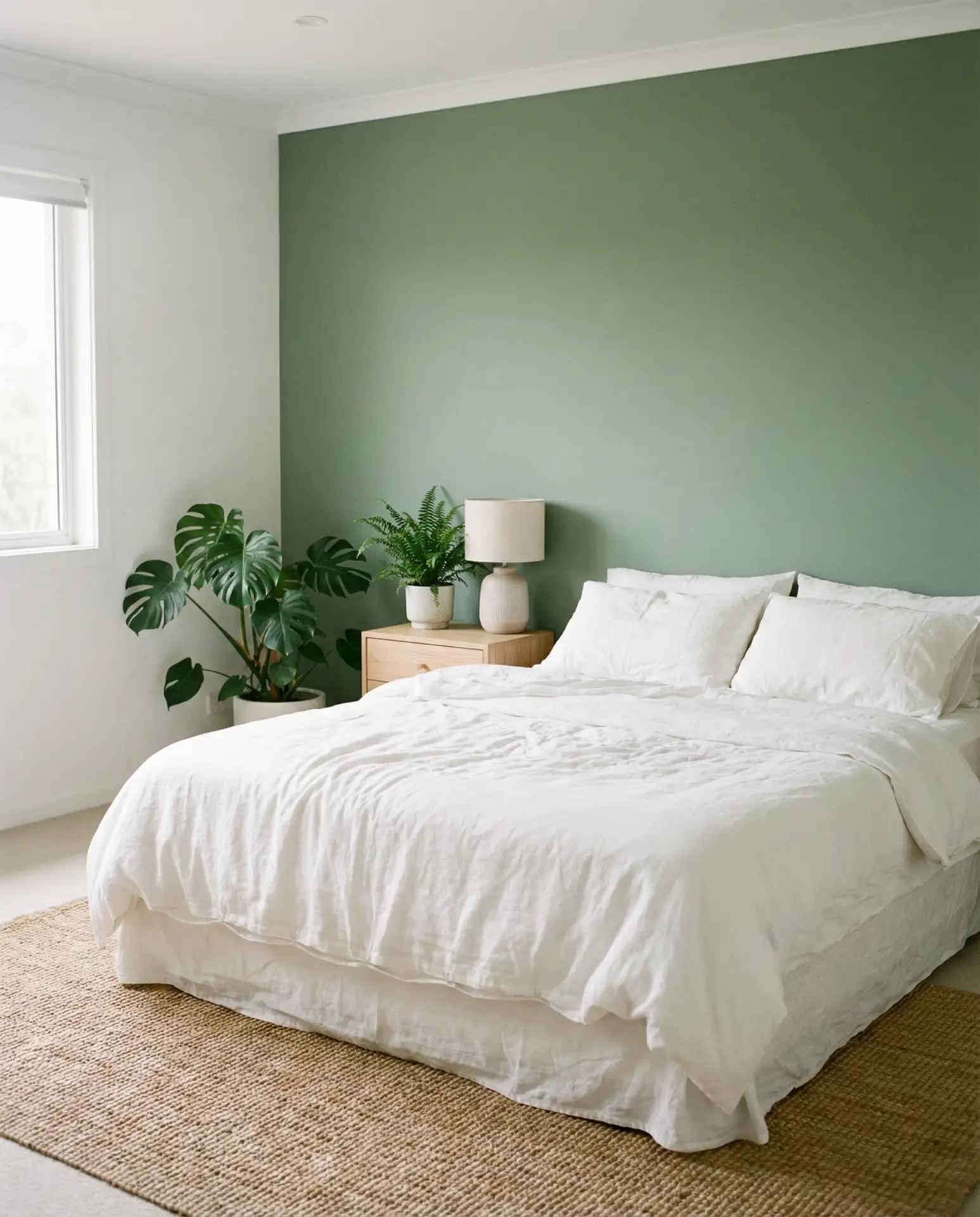 Sage Green and White Natural Retreat 1