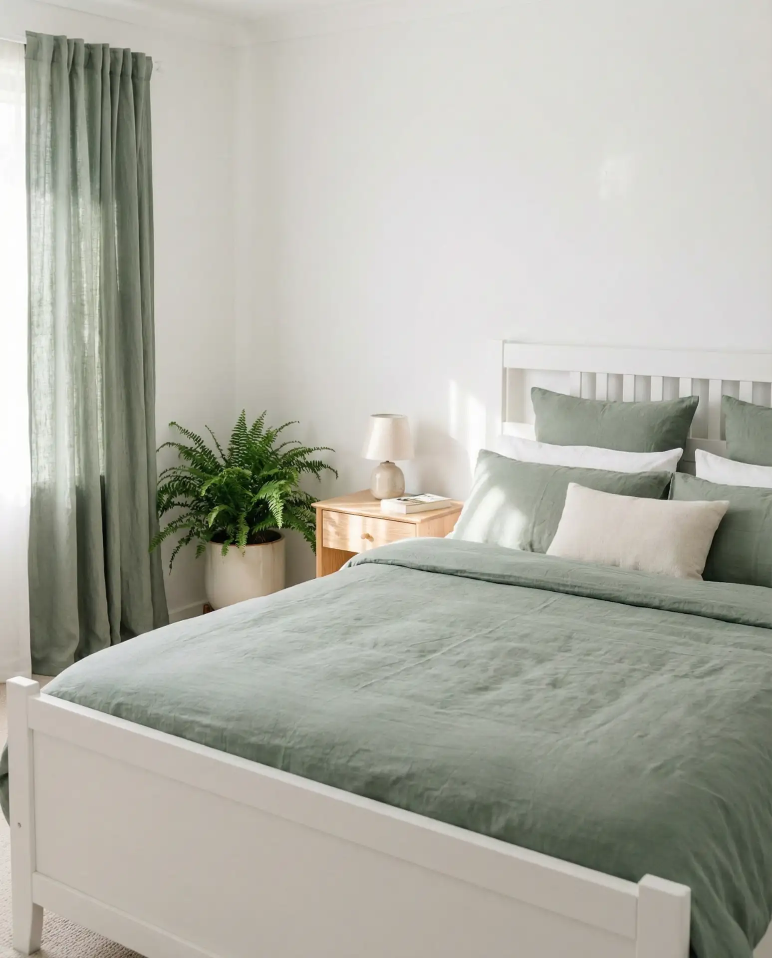 Sage Green and White Natural Retreat 2