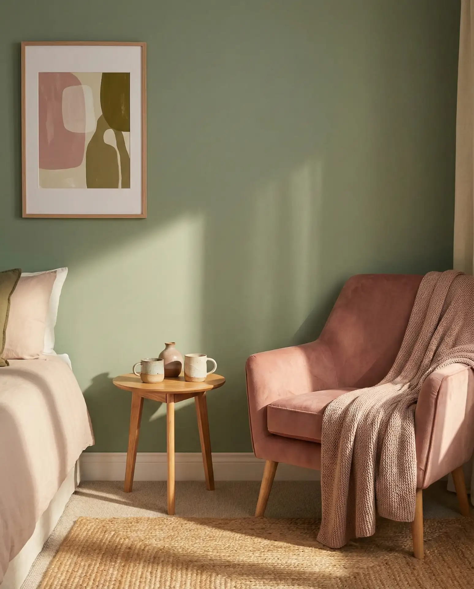 Sage and Pink Bedroom Serenity 2