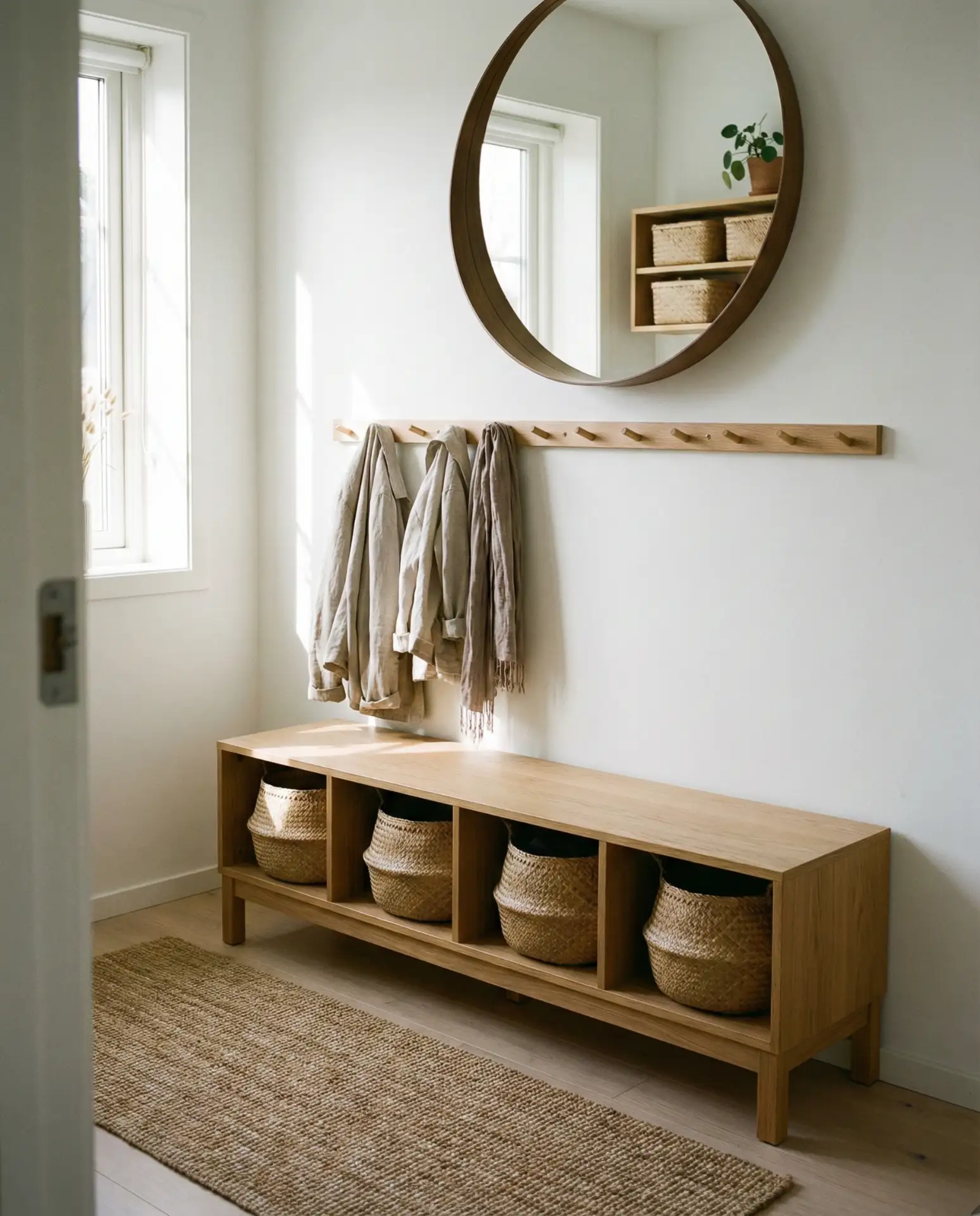 Scandinavian Entryways with Smart Storage Solutions 1