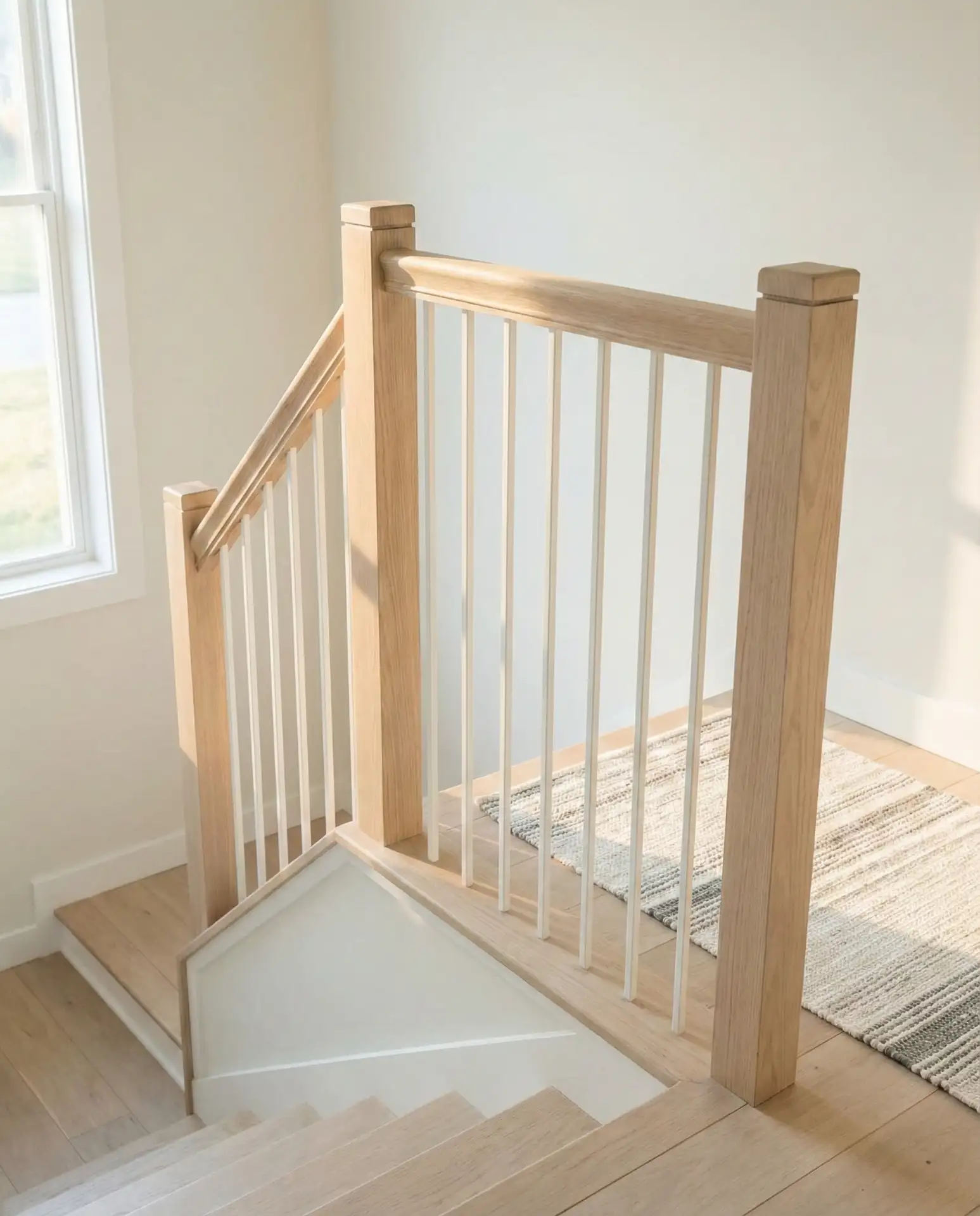 Scandinavian-Inspired Light Wood and White 1