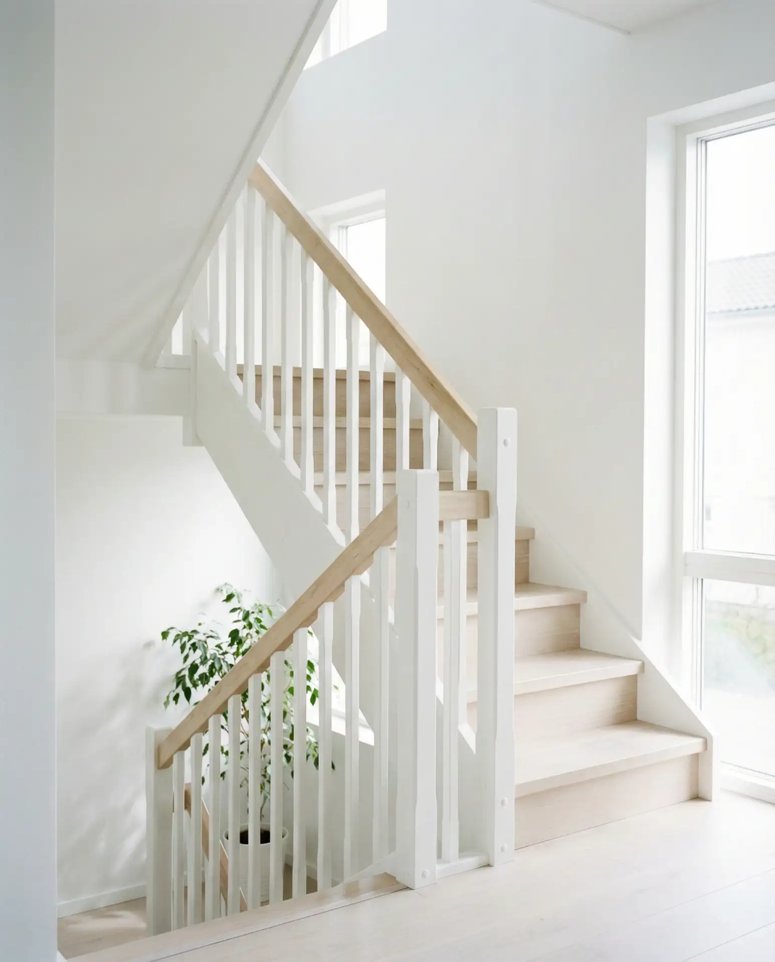 Scandinavian-Inspired Light Wood and White 2