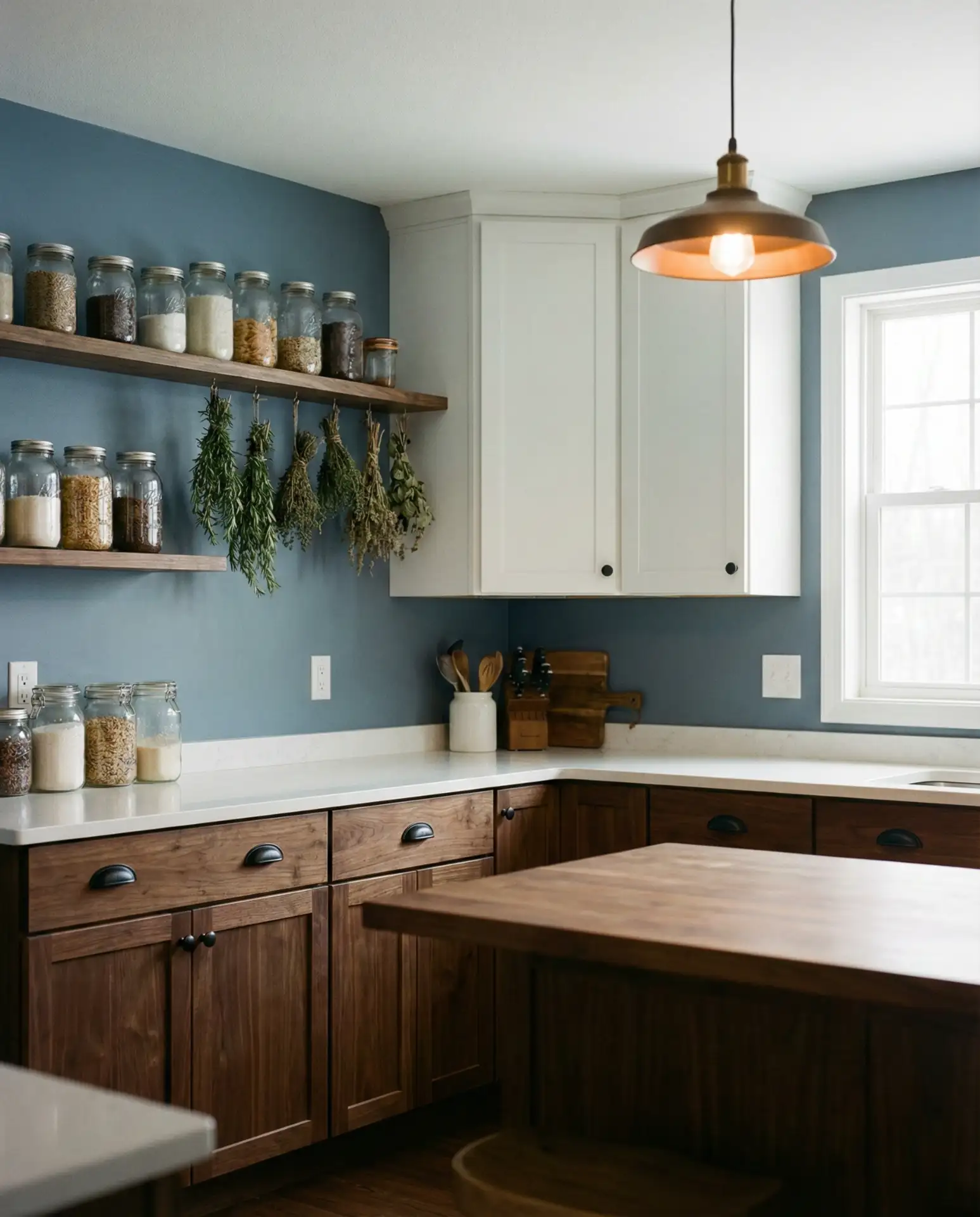 Slate Blue Walls for a Moody, Witchy Aesthetic 1