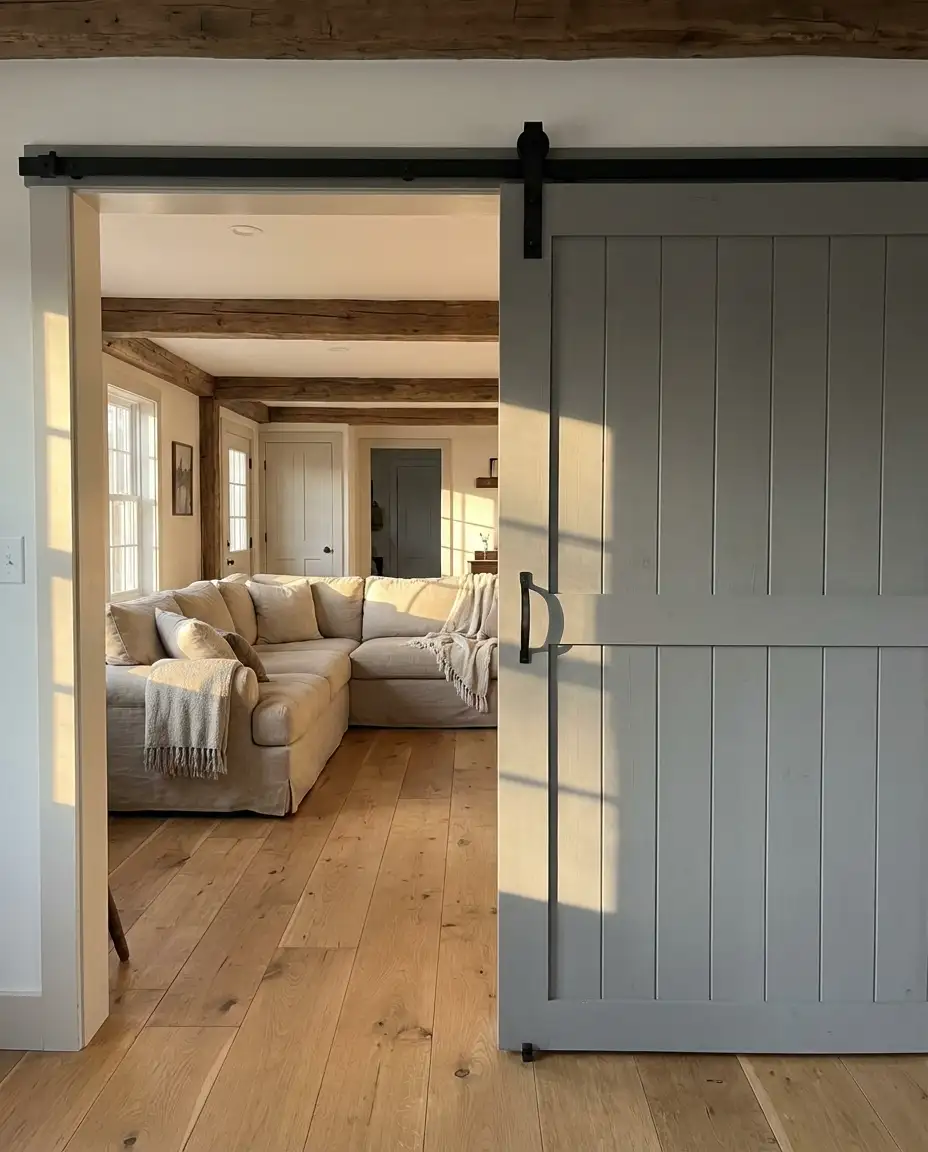 Sliding Barn Door as Room Divider 2