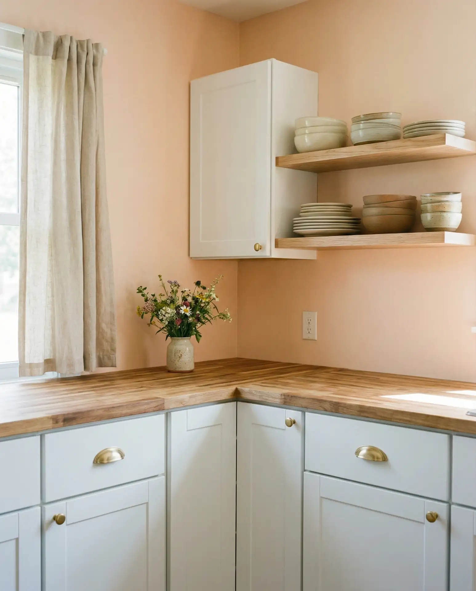 Soft Peach Walls for Warmth Without Sweetness 1